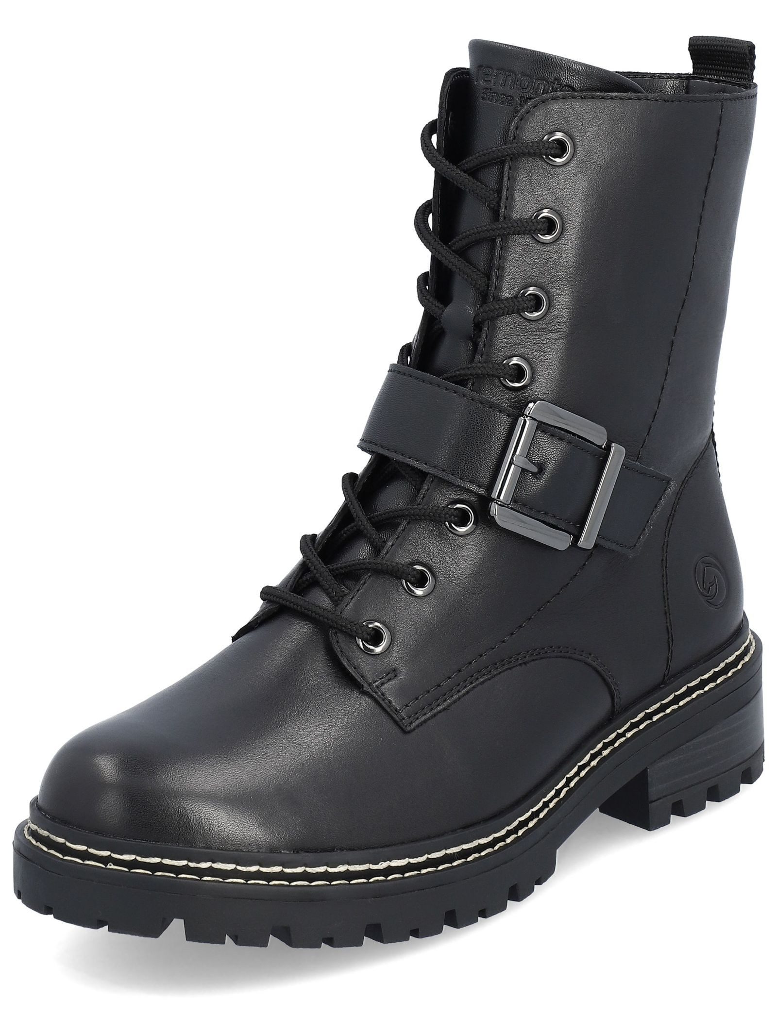 Remonte Remonte Stiefelette Glattleder Schnürstiefelette