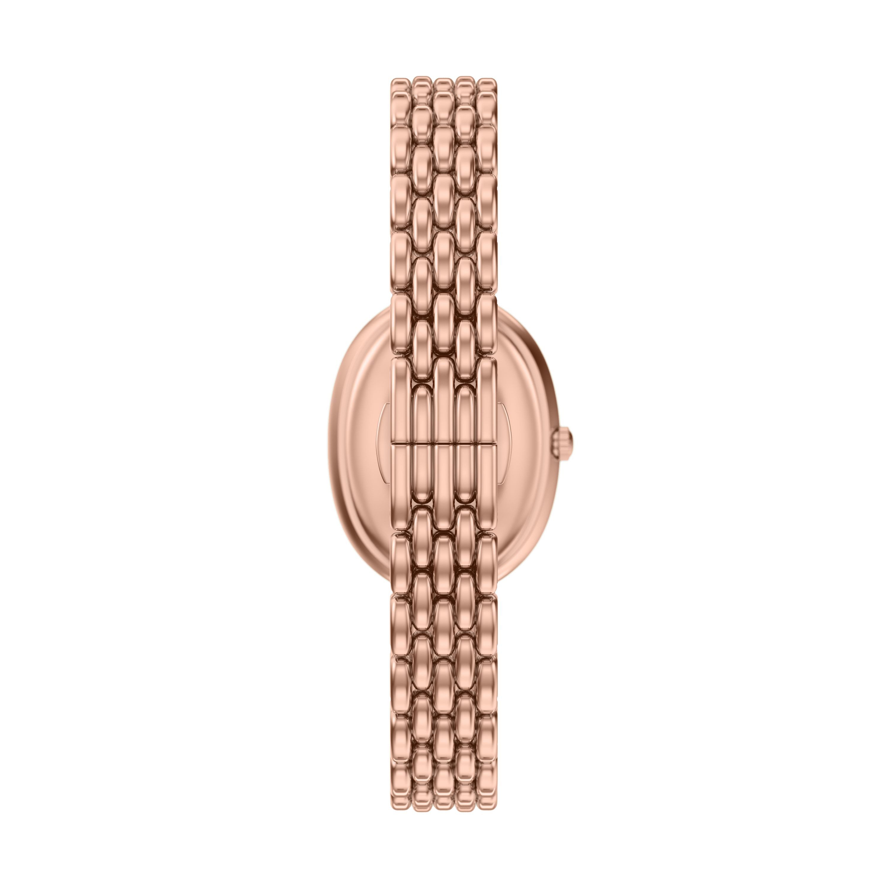 Emporio Armani Quarzuhr SINFONIA AR11775, Armbanduhr, Damenuhr, Edelstahlarmband, analog