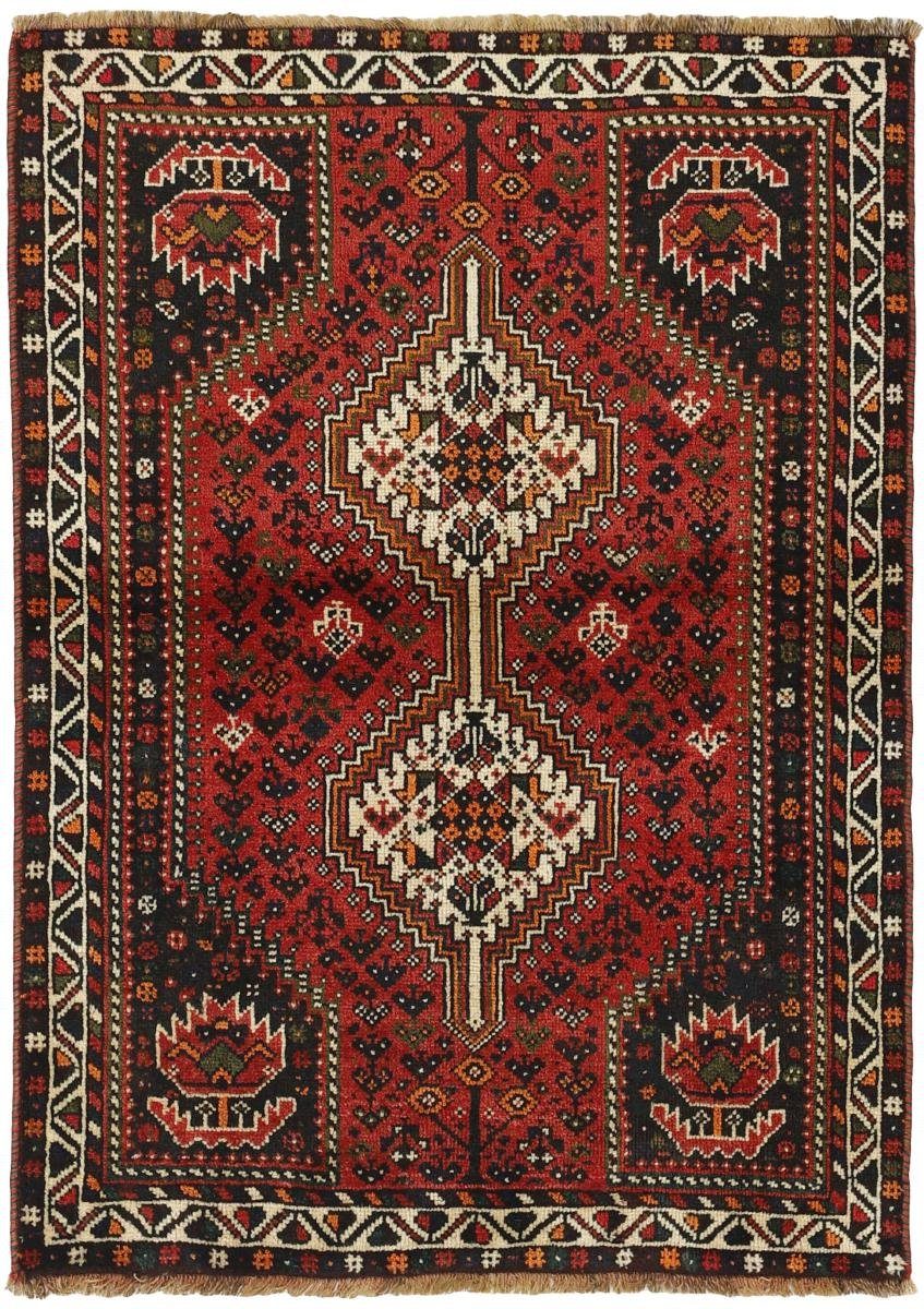 Orientteppich Shiraz 116x147 Handgeknüpfter Orientteppich / Perserteppich, Nain Trading, rechteckig, Höhe: 10 mm