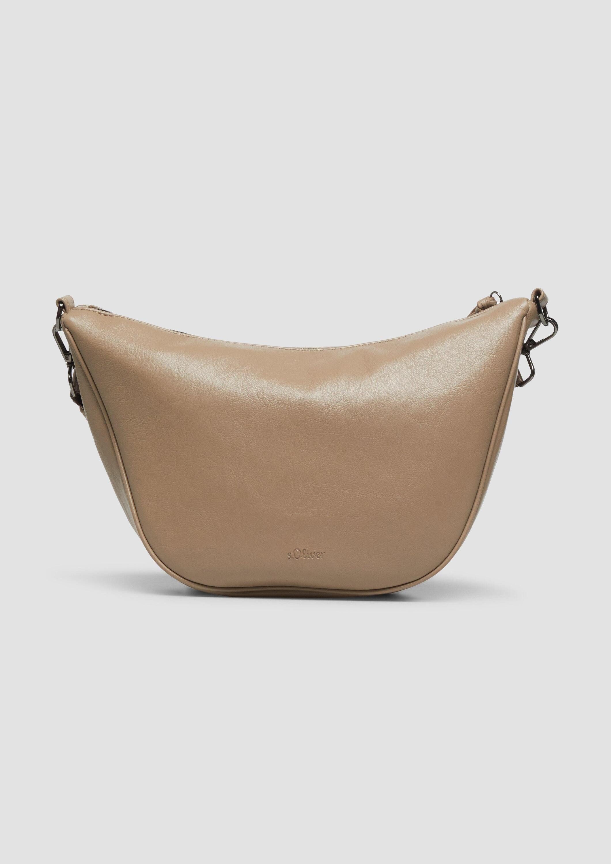 s.Oliver Schultertasche Tasche, Crossbody-Bag in Leder-Optik mit abnehmbarem Schultergurt