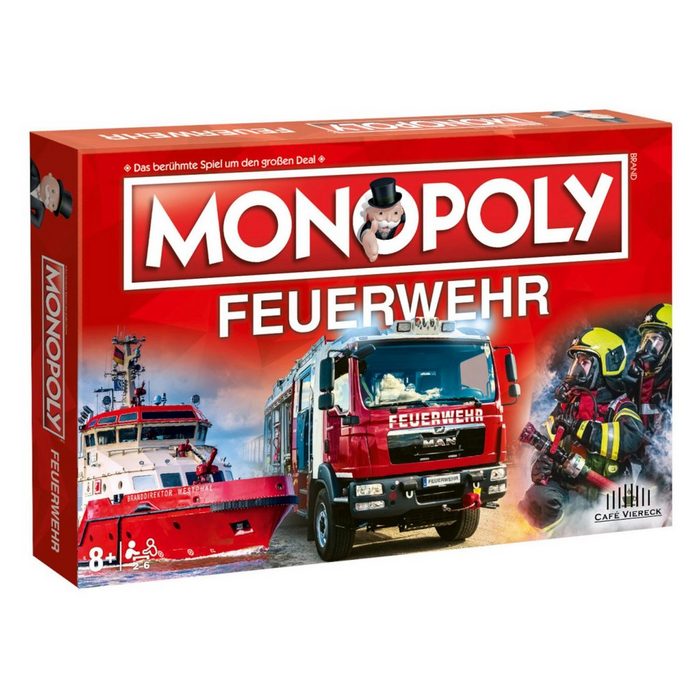 Winning Moves Spiel Brettspiel Monopoly Feuerwehr