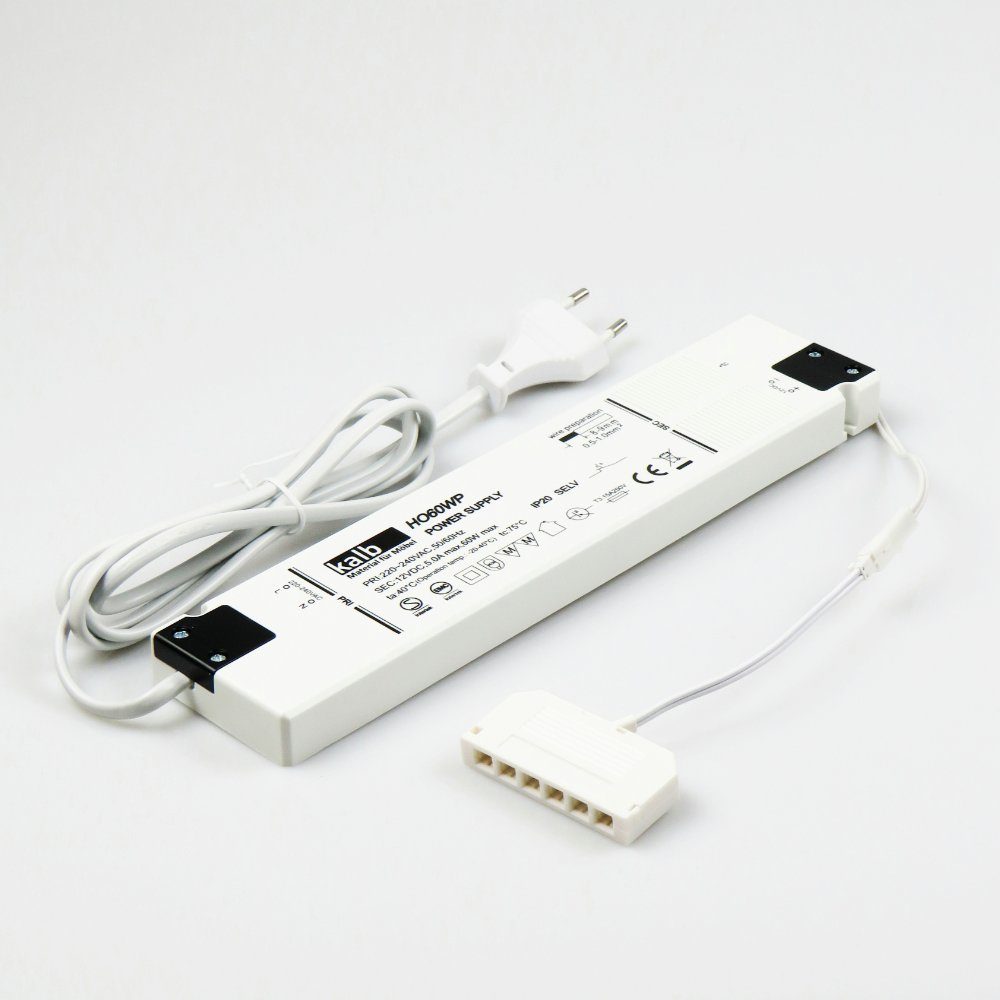 kalb LED Netzteil 12V 30/60W Trafo Treiber Adapter LED Mini-Stecker Netzteil