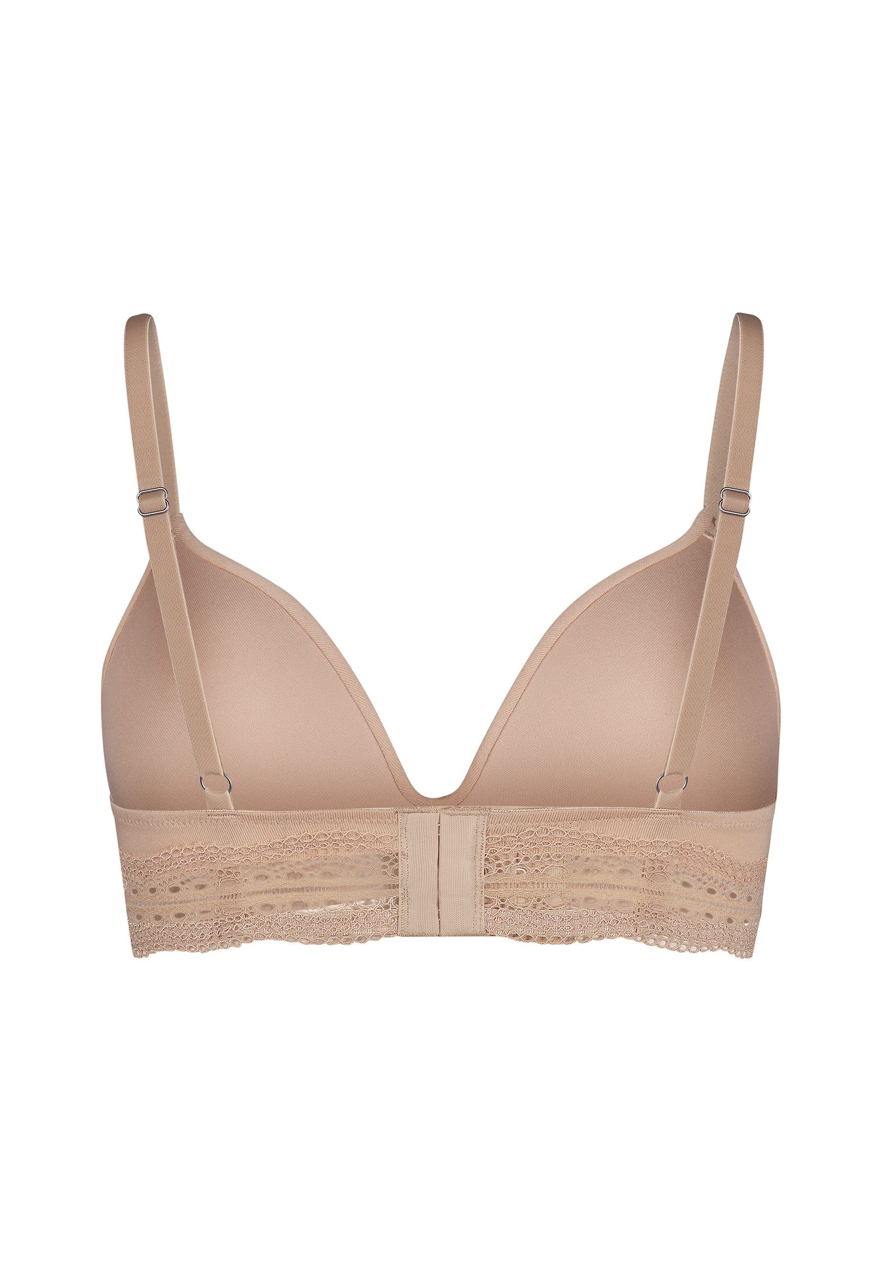 Skiny Triangel-BH Classicotton Baumwollmix, gepolstert, ohne Bügel, bequem, schlicht