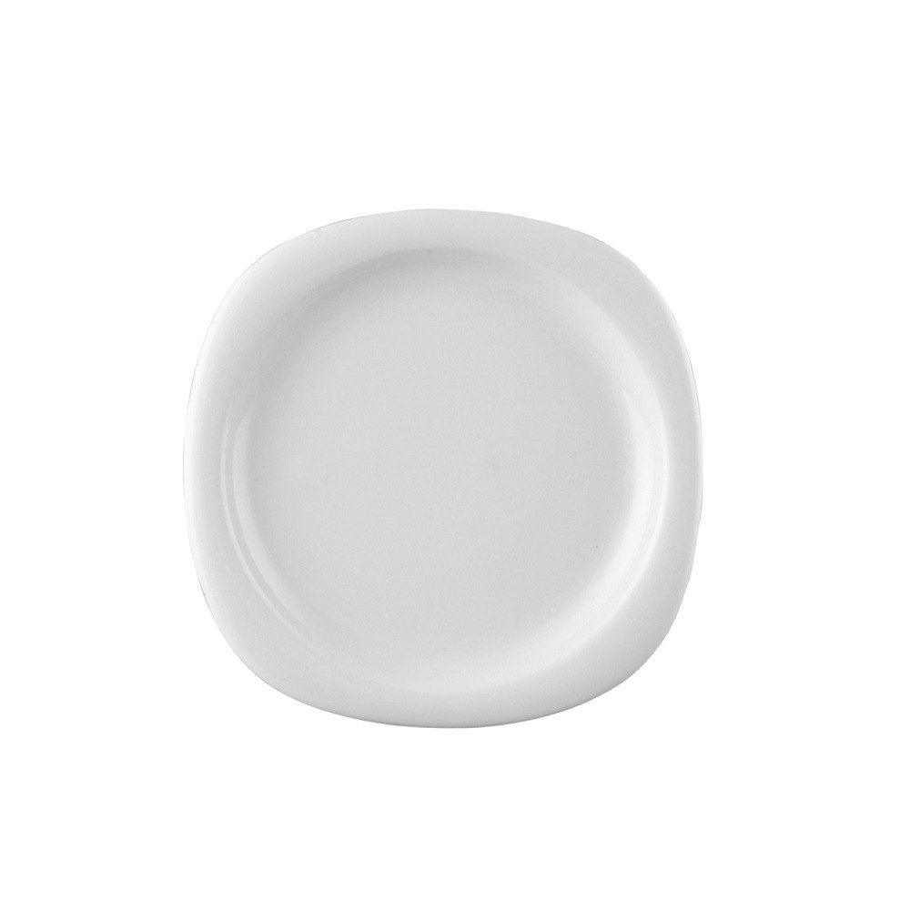 Rosenthal Frühstücksteller Rosenthal Suomi Weiss Frühstücksteller - Quadratisch - R 20,7 cm