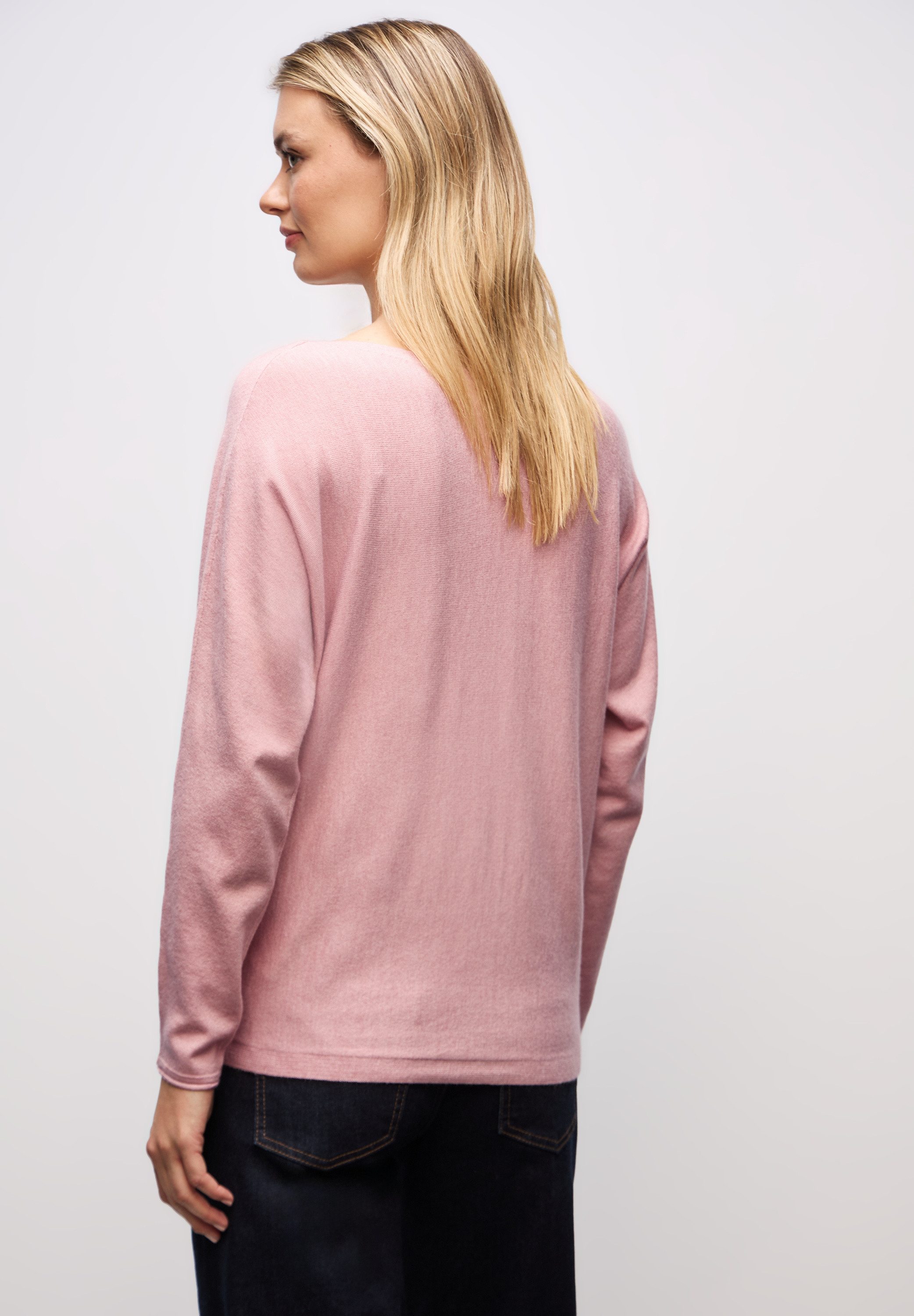 STREET ONE Strickpullover Dolman, mit U-Boot-Ausschnitt günstig online kaufen