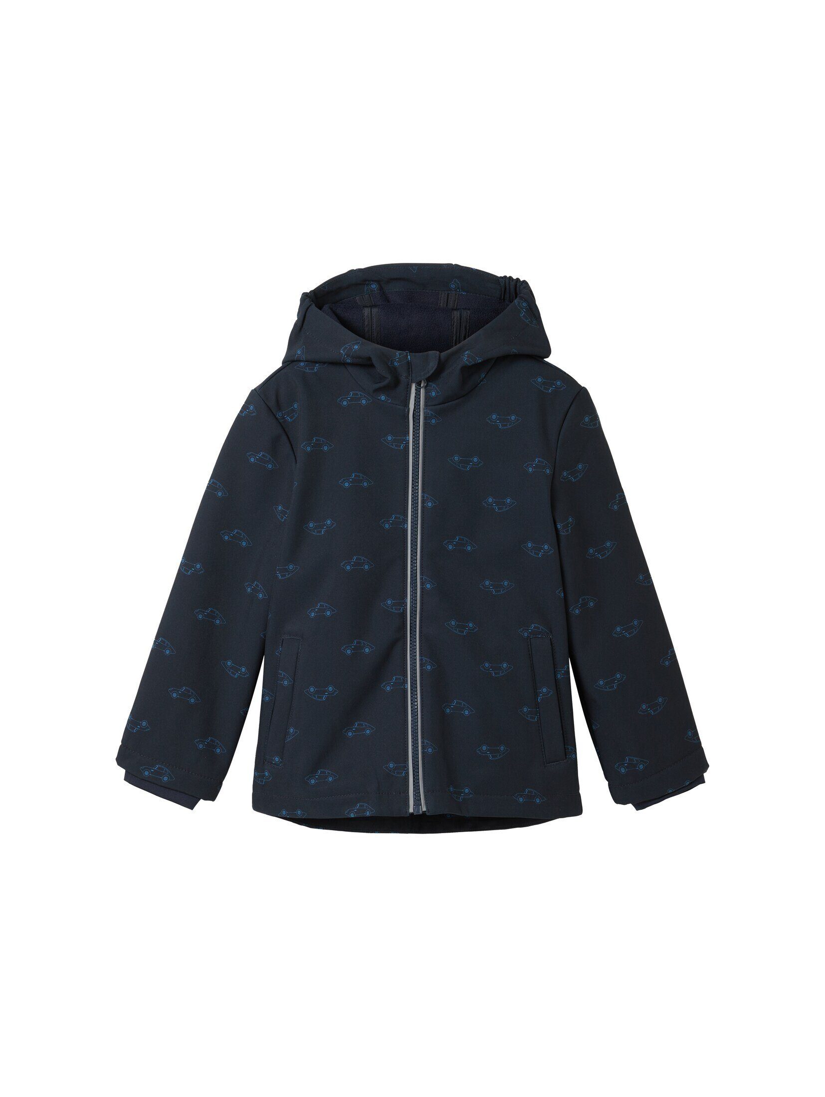 TOM TAILOR Collegejacke Softshelljacke mit reflektierenden Details