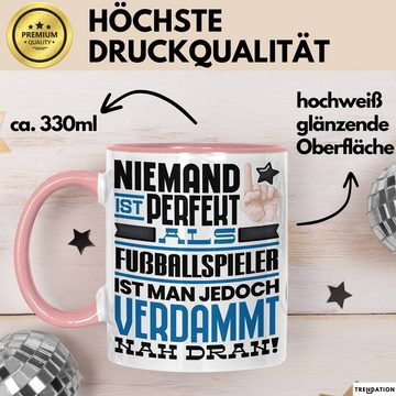 Trendation Tasse Fußballspieler Geschenk Tasse Lustige Geschenkidee für Fußballspieler