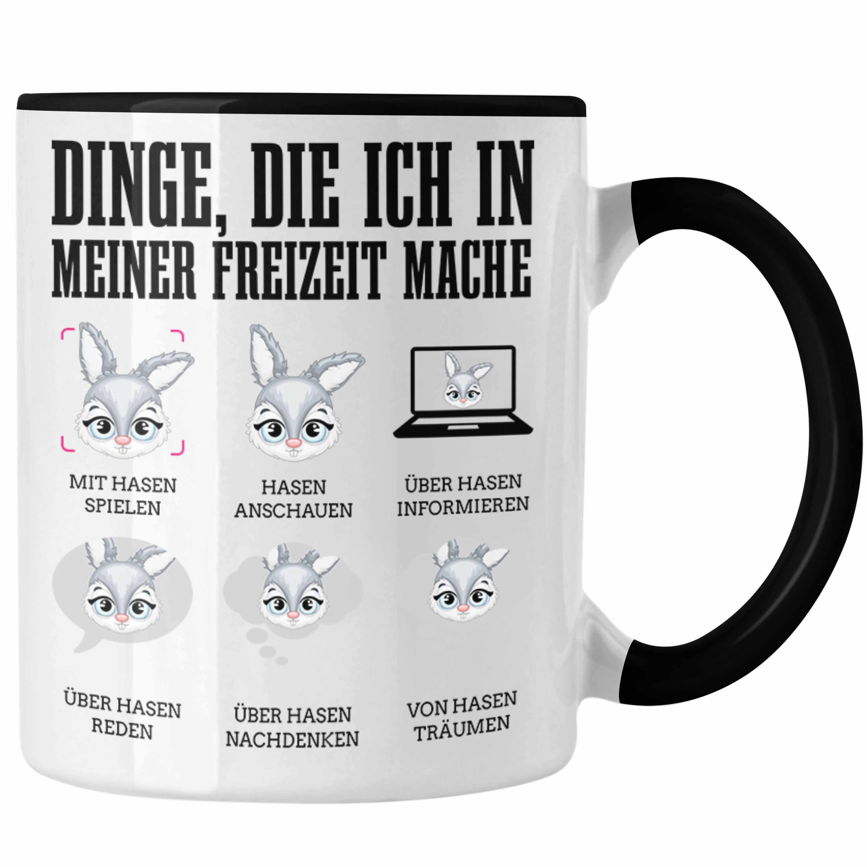 Trendation Tasse Hasen Tasse Geschenk Hasen-Besitzer Kaninchen Kinder Dinge die Ich In