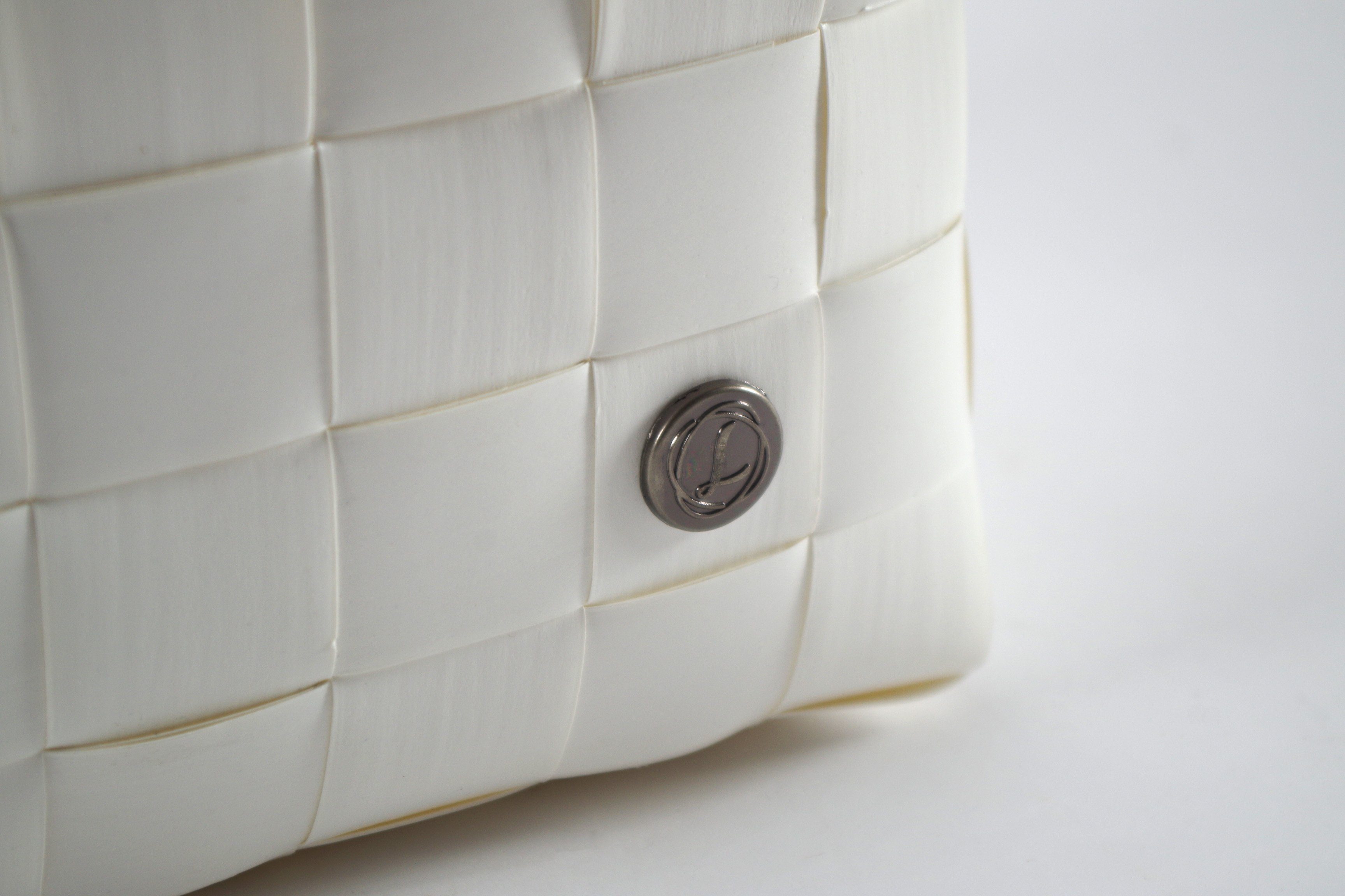 Kobolo Einkaufsshopper Einkaufstasche WHITE XXL 36x22x28/50 cm, 18 l