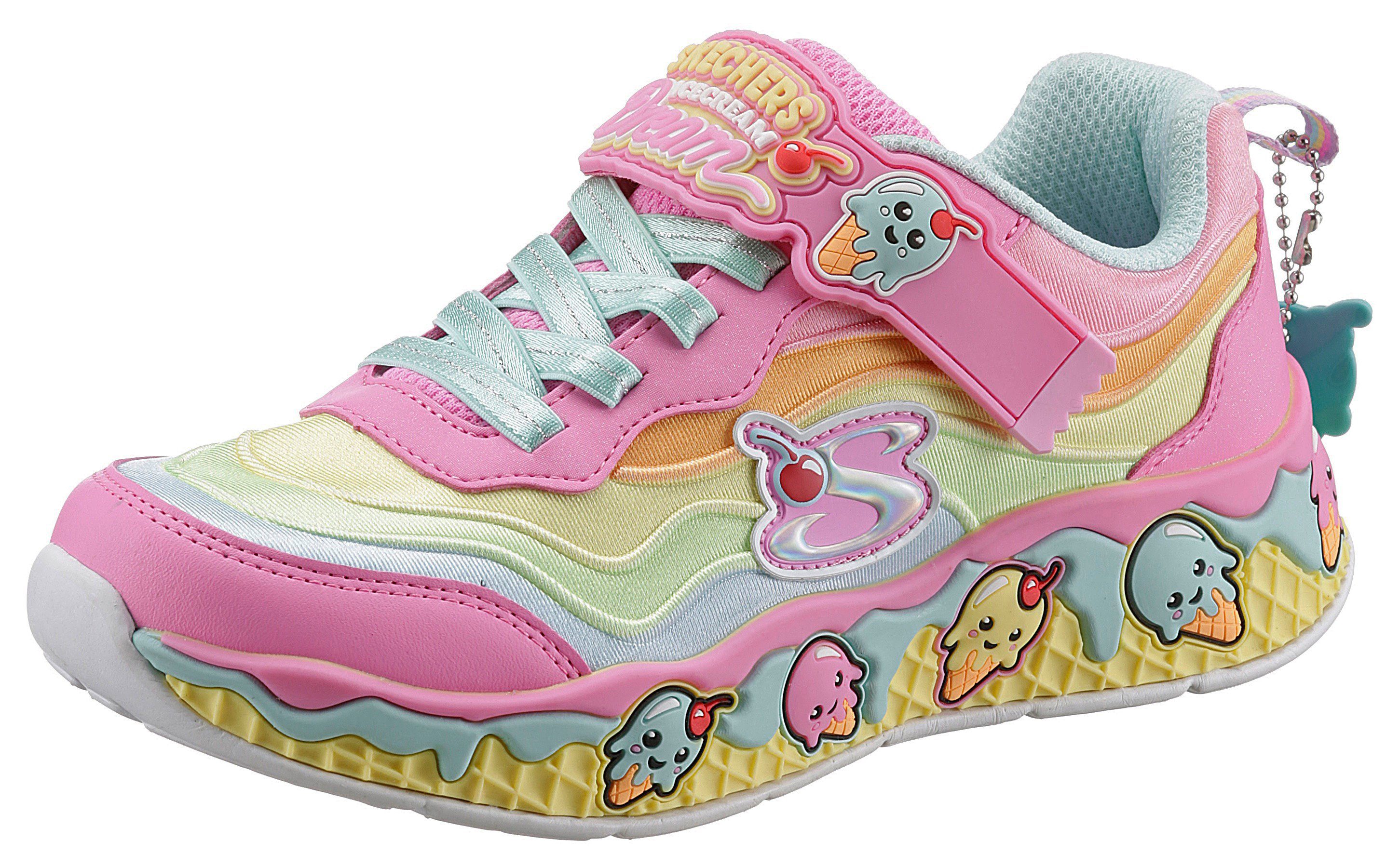 süßem Kids rosa-multi Sneaker mit SWEETIES- Eis-Motiv SUNDAE Skechers