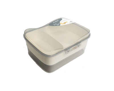 Michelino Lunchbox Lunchbox mit Einteiler Brotdose mit Fächern Spülmaschinengeeignet