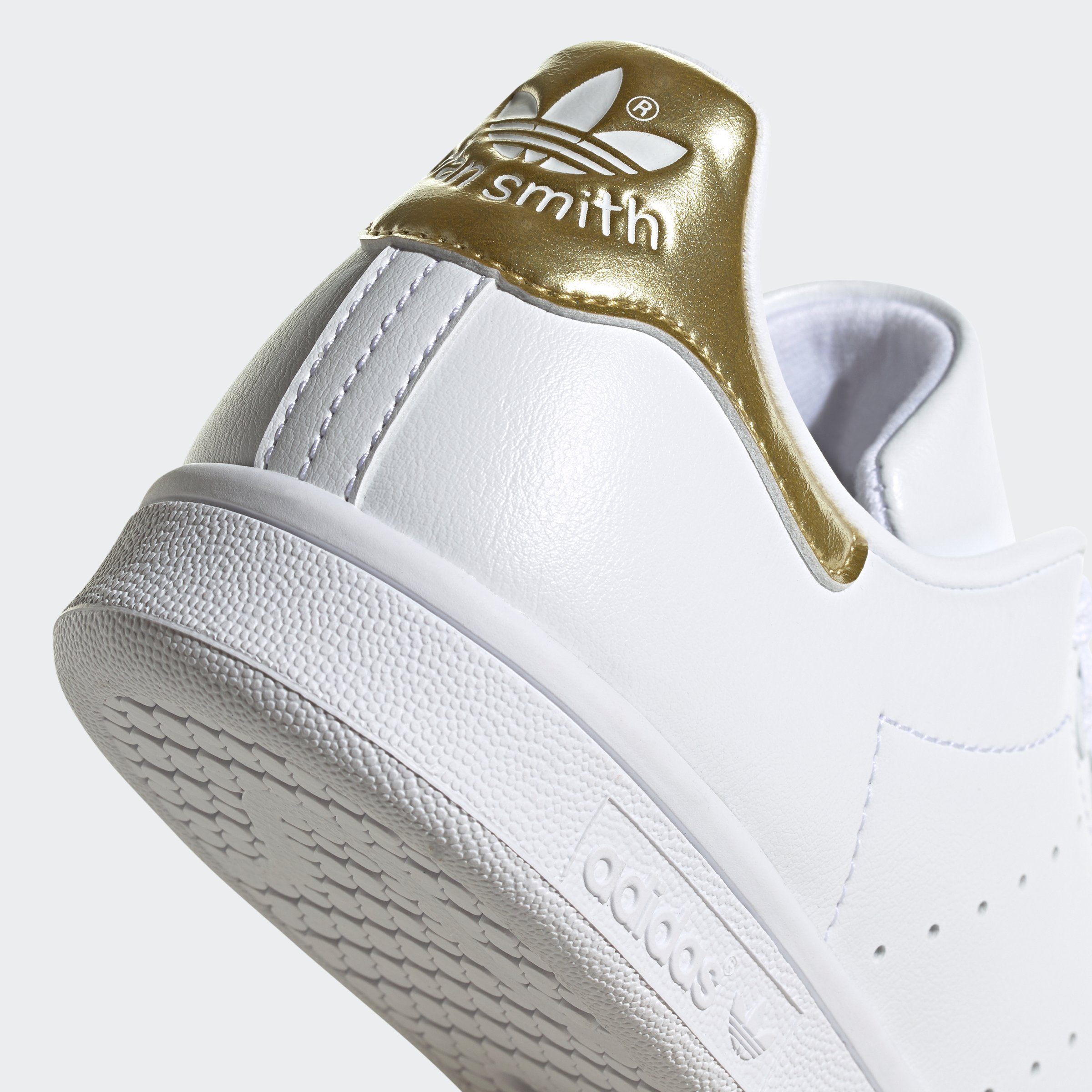 / White White Originals Metallic SMITH Gold adidas Cloud Cloud Sneaker / STAN