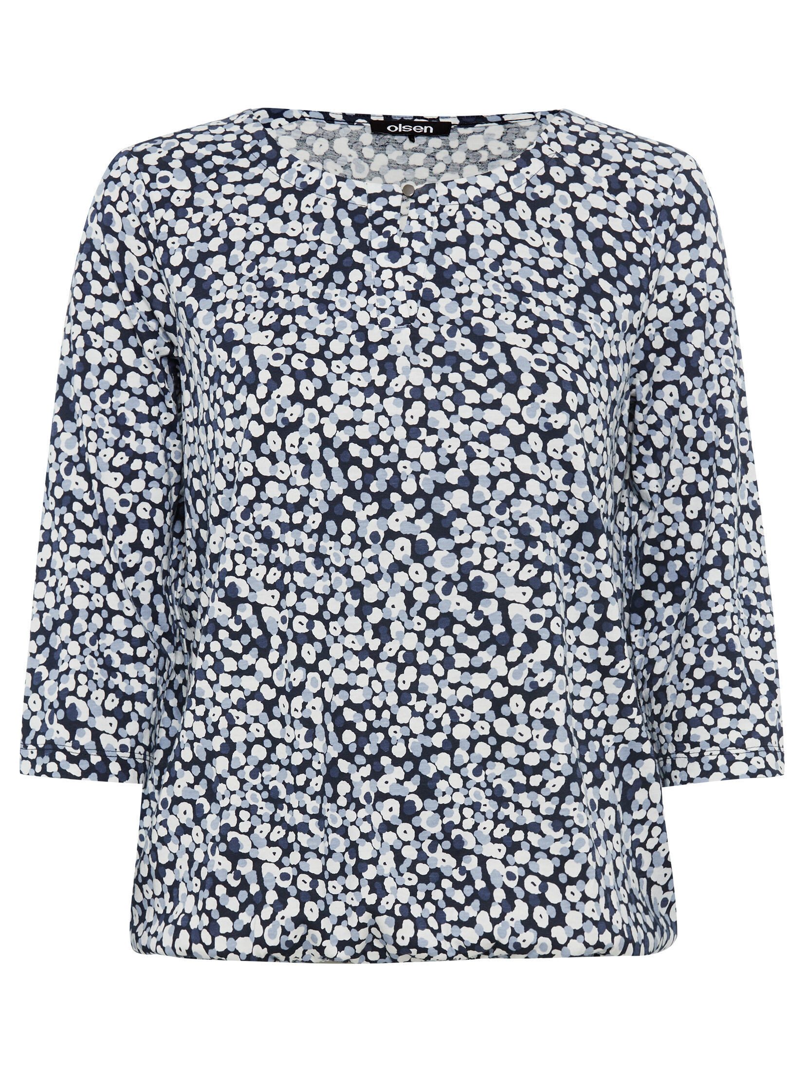 Olsen Print-Shirt (1-tlg) locker figurumspielend, mit elastischem Saum günstig online kaufen