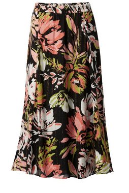 Sara Lindholm Rock & Leggings Maxirock A-Line floraler Print Elastikbund