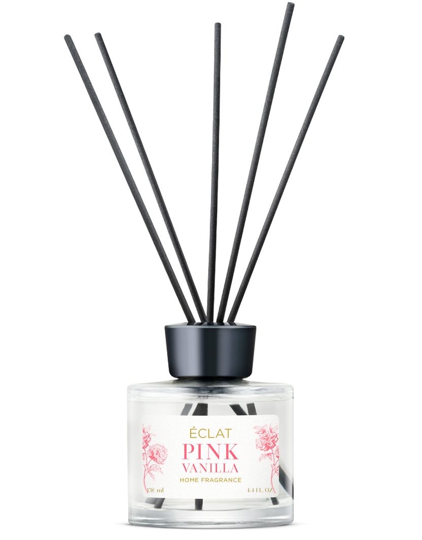 Raumduft Raumduft Lufterfrischer Diffusor - ÉCLAT Vanilla mit ECLAT Pink Stäbchen