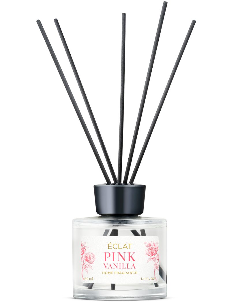 ÉCLAT Raumduft ECLAT Pink Vanilla - Raumduft Diffusor Lufterfrischer mit Stäbchen