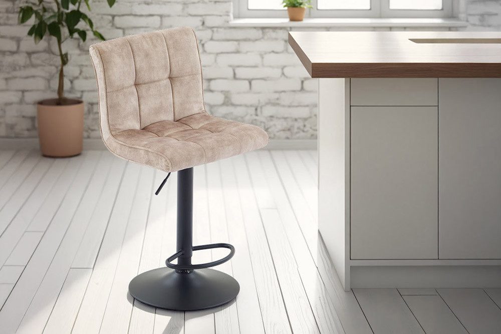 riess-ambiente Barhocker MODENA champagner beige / günstig online kaufen