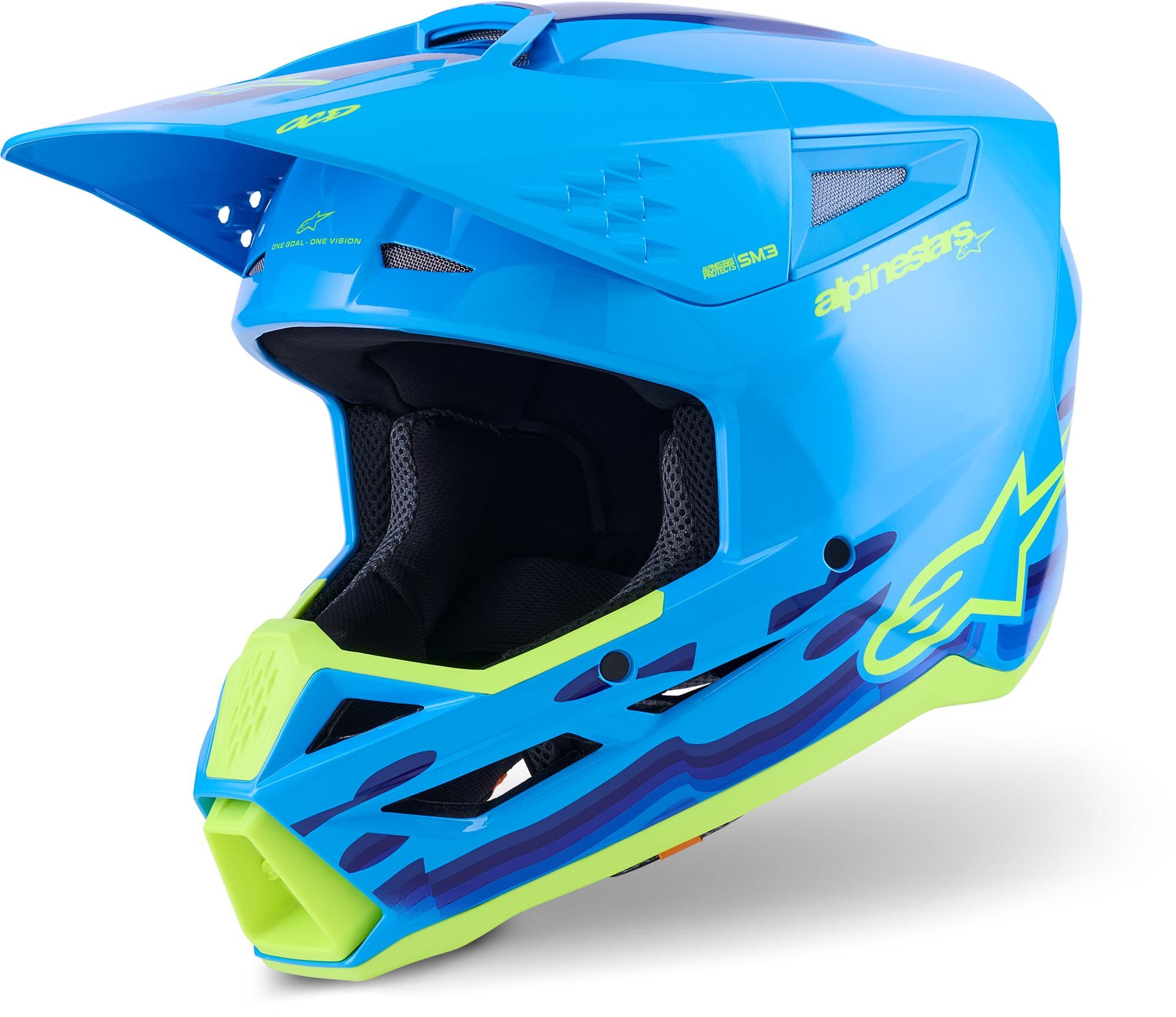 Alpinestars Motocrosshelm S-M3 Force Motocross Helm, ECE 22.06