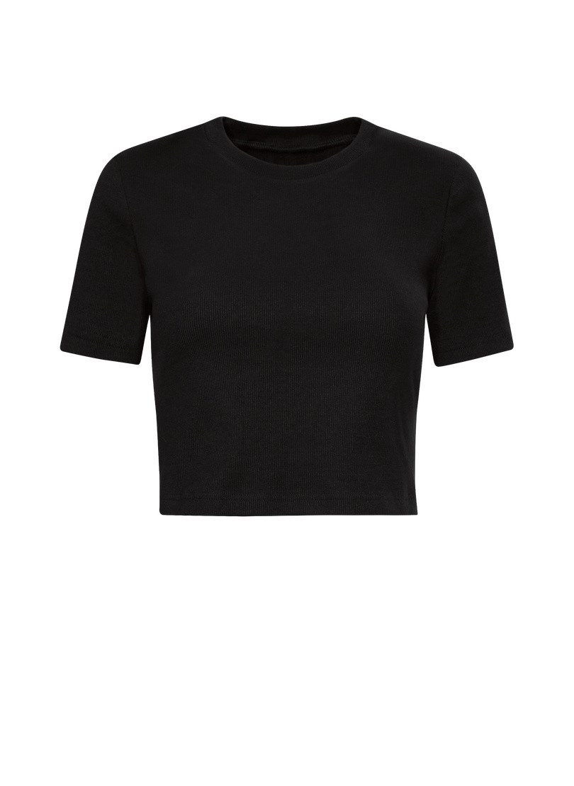 Trigema T-Shirt TRIGEMA Modisches Crop-Top (1-tlg)