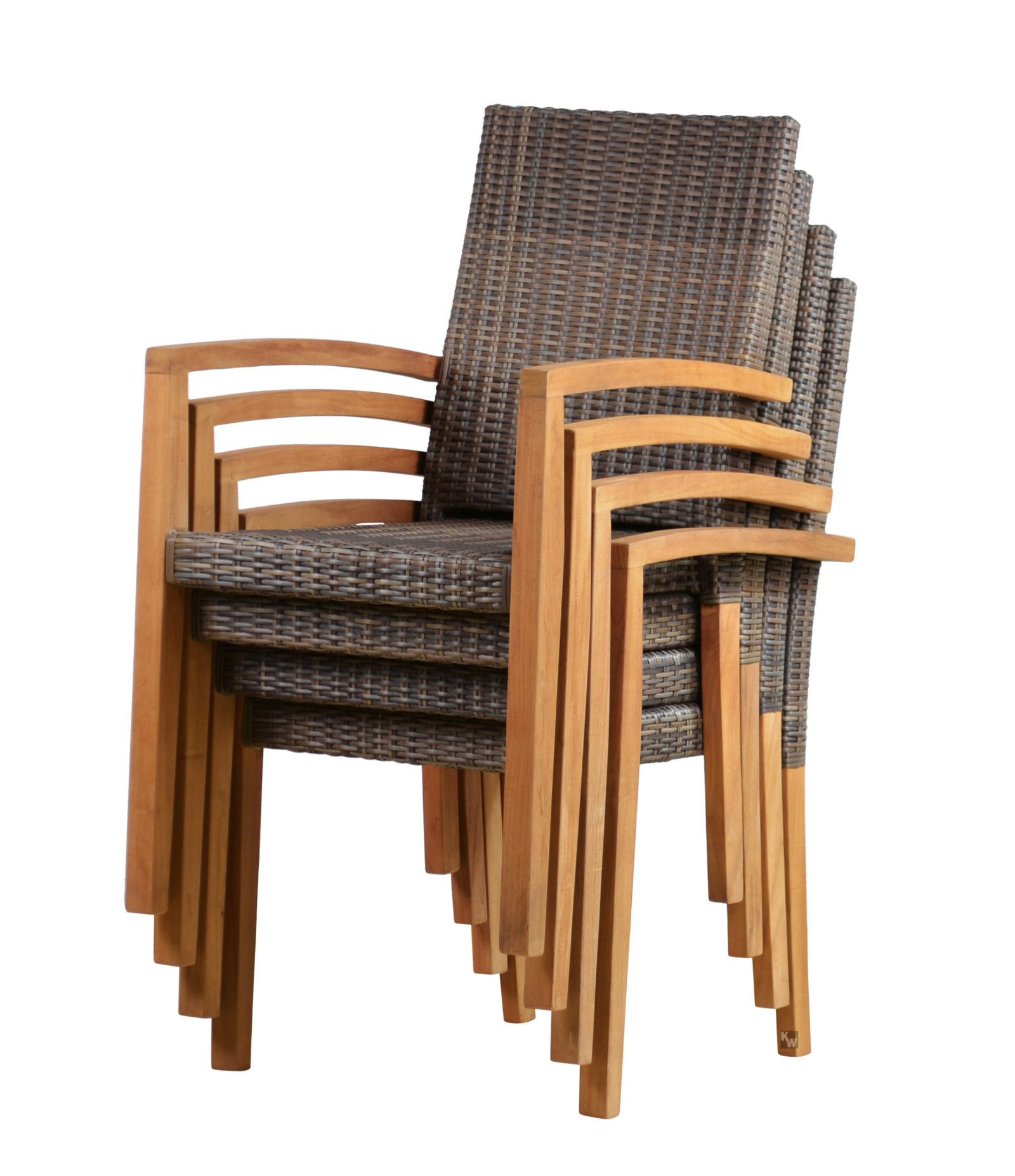 Kai Wiechmann Gartenstuhl Wetterfester Teak Stapelsessel günstig online kaufen