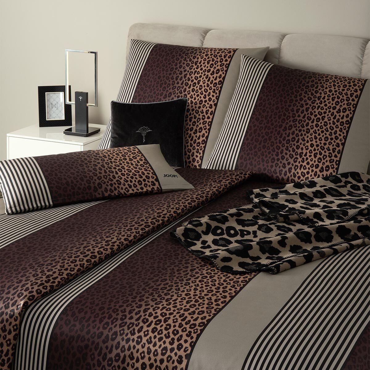 JOOP! Bettwäsche Leo, Mako Satin, 2 teilig günstig online kaufen