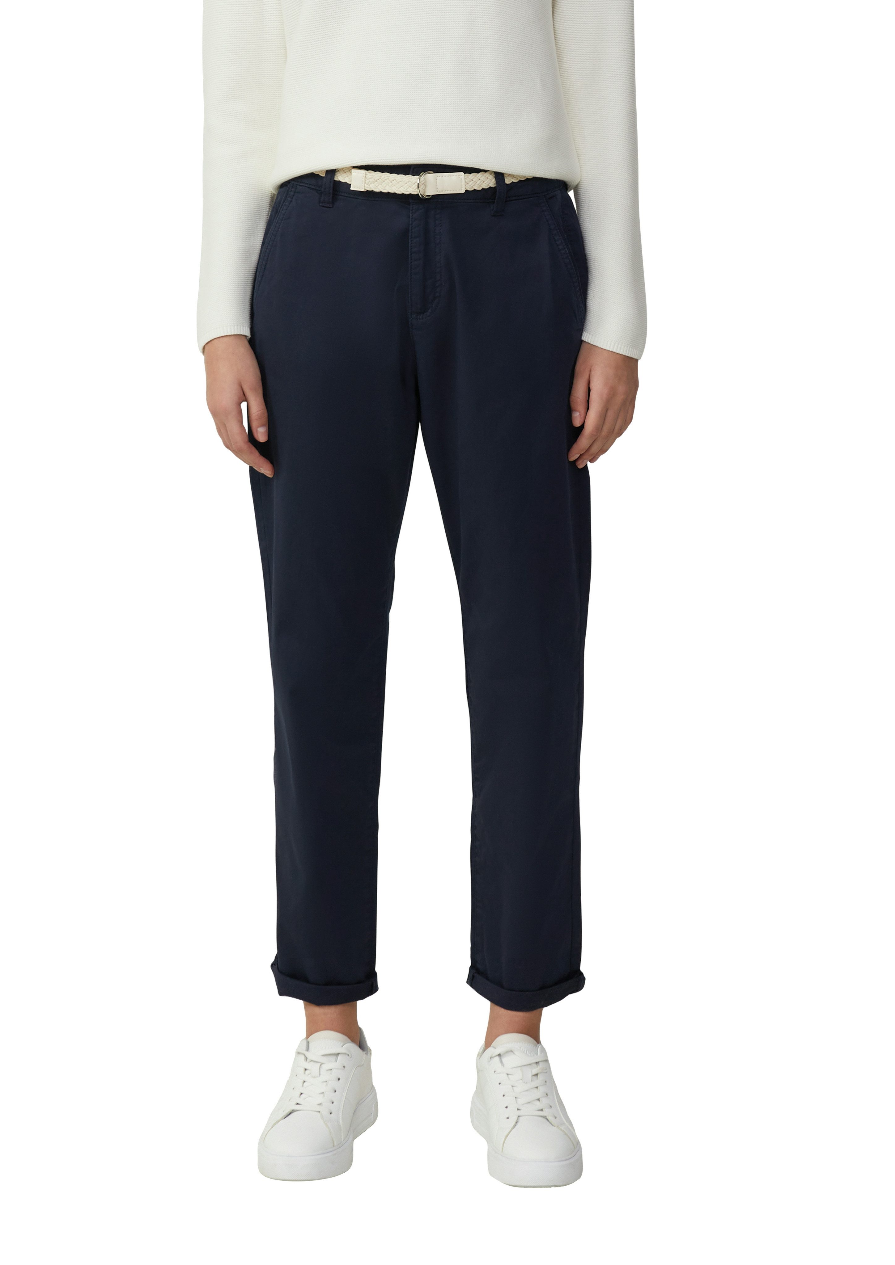 s.Oliver Stoffhose Chino mit geflochtenem Gürtel günstig online kaufen