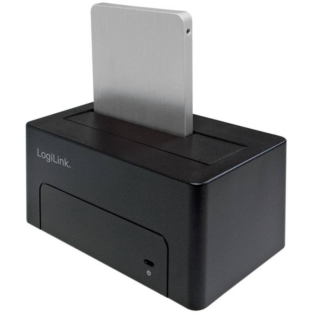 LogiLink Festplatten-Dockingstation Quickport USB 3.1 Gen2 für 2.5″ + 3.5″ SATA HDD/SSD QP0027