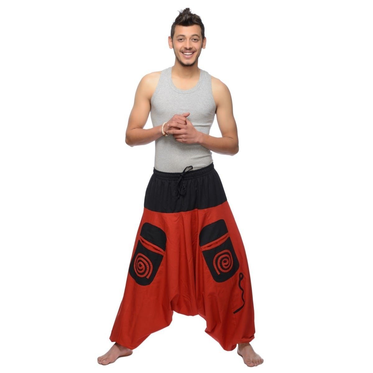 SIMANDRA Haremshose Simandra Herren Freizeithose (1-tlg) mit elastischem Bund