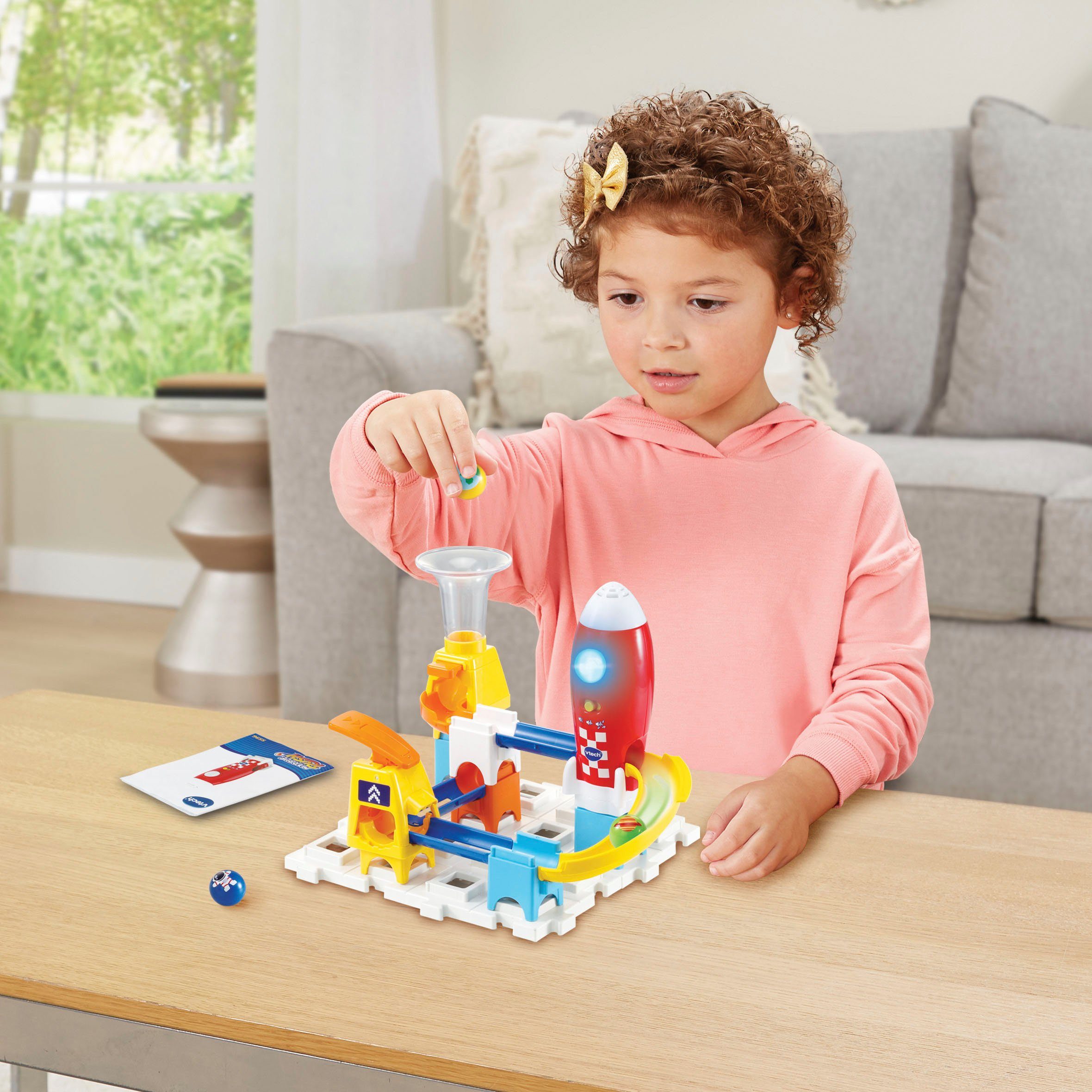 Kugelbahn-Set - Sound Vtech® Rakete, Rush Marble mit Licht und Kugelbahn