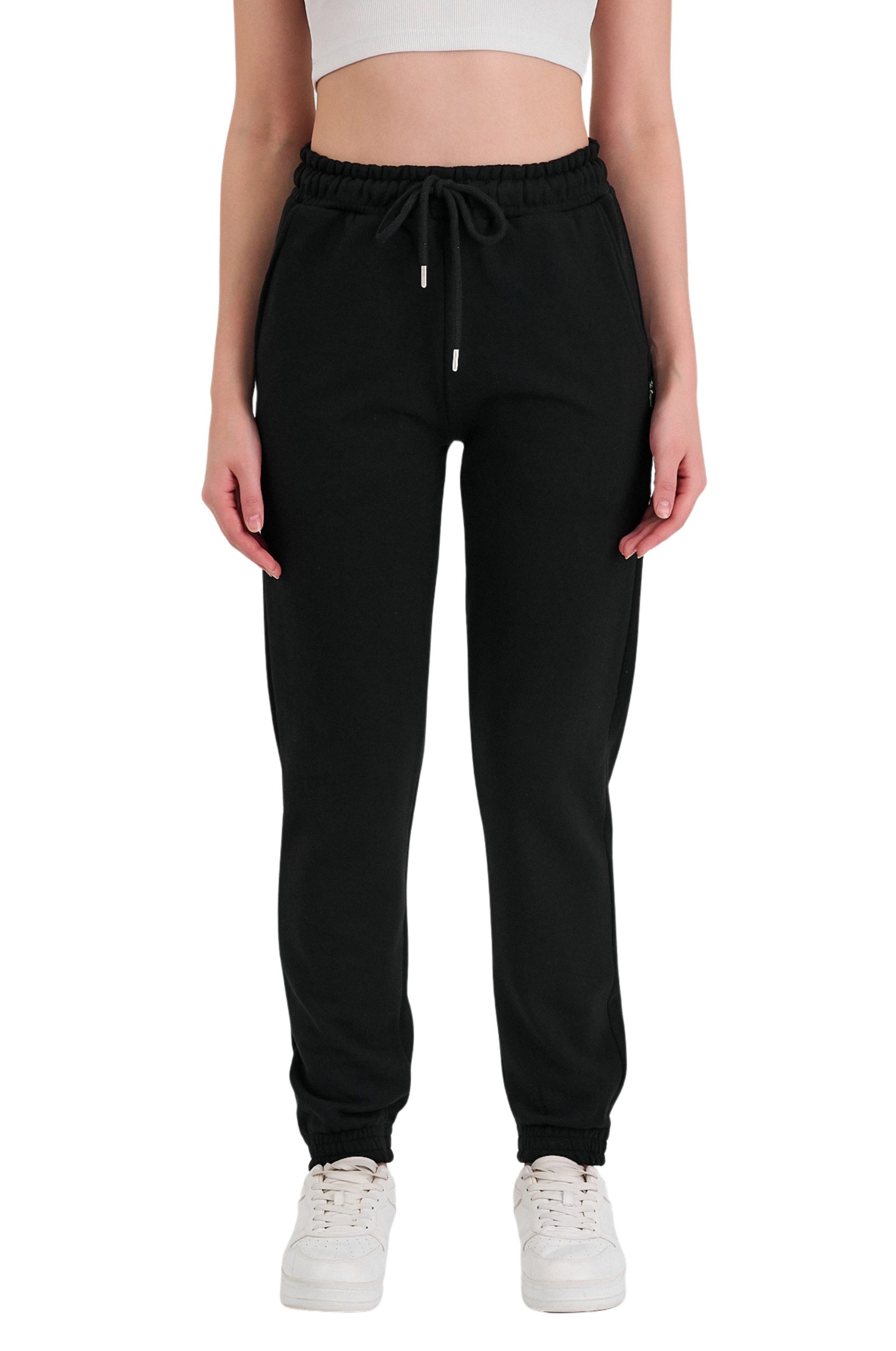 Jogginghose Damen -Baumwolle Warme Sporthose, Freizeithosen, Sweatpants