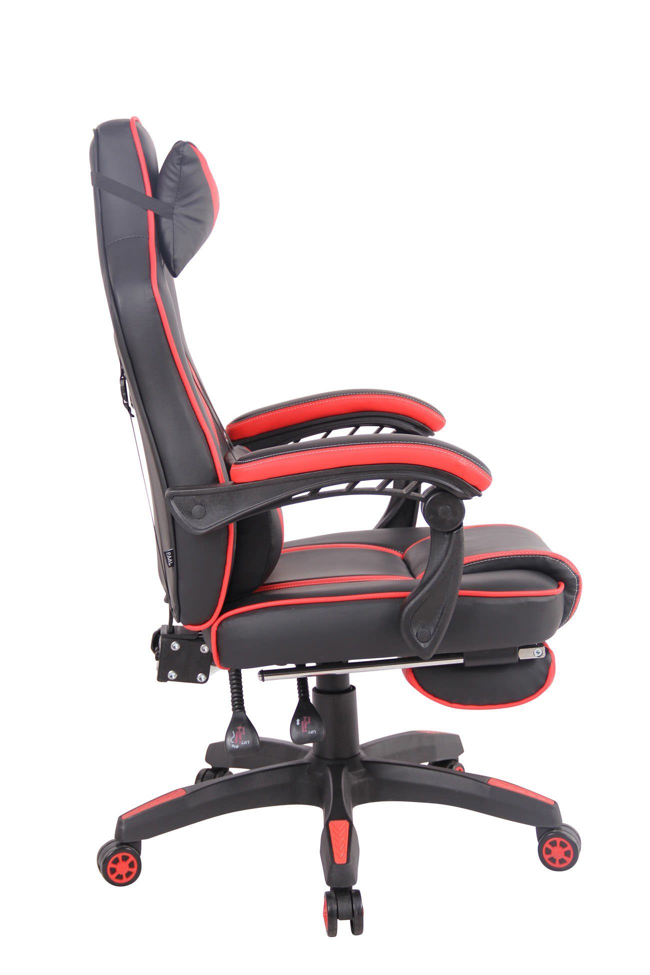 CLP Gaming Chair Heat Kunstleder, mit Fußablage