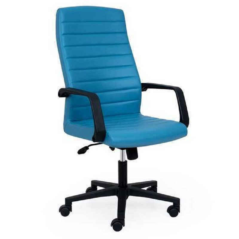 JVmoebel Bürostuhl Luxus Kunstleder Bürostuhl Gaming Stuhl Bürostuhl Neu Drehstuhl Blau (1 St), Made in Europa
