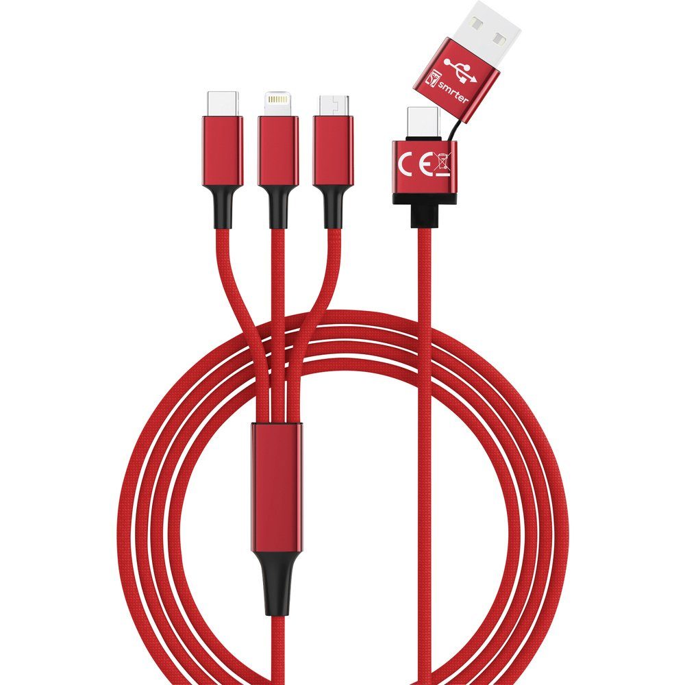 Smrter Smrter USB-Ladekabel USB 2.0 USB-A Stecker, USB-C® Stecker, Apple Lig USB-Kabel, (120.00 cm)