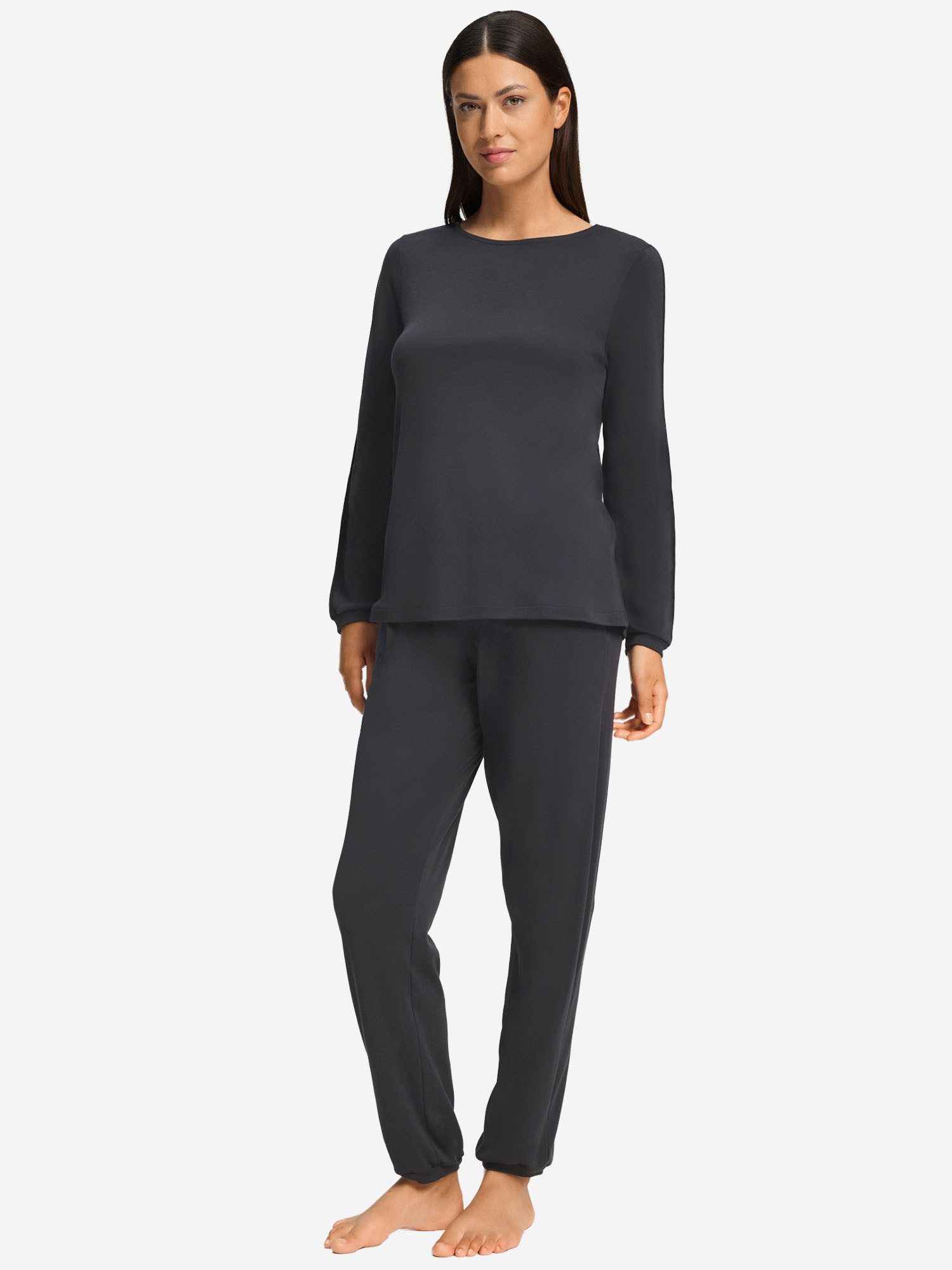Hanro Pyjama Franca (2 tlg) Schlafanzug, Pyjama Set, Nachtwäsche