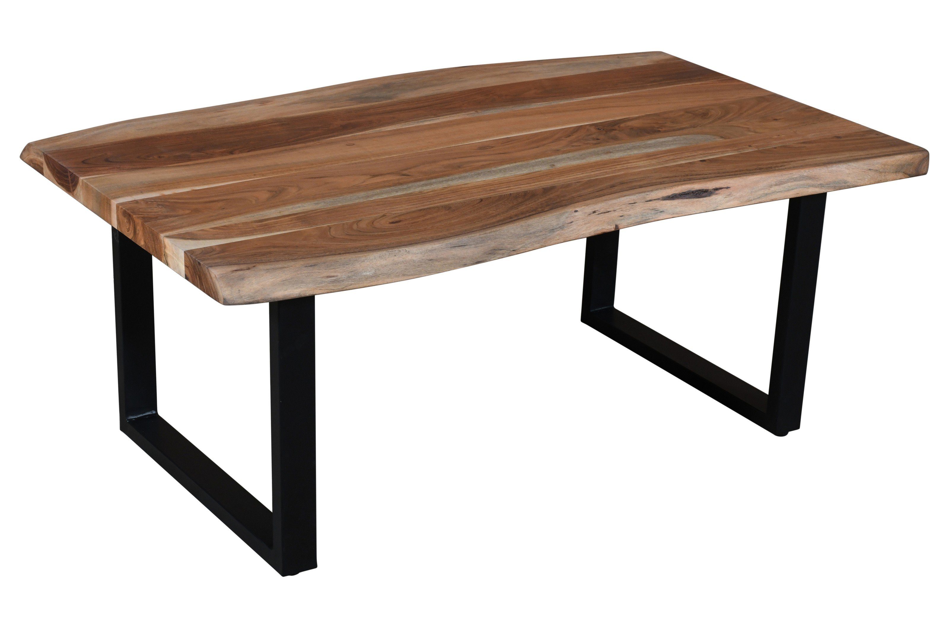 Couchtisch Massivholz Akazie, B/H/T 110x45x65 cm