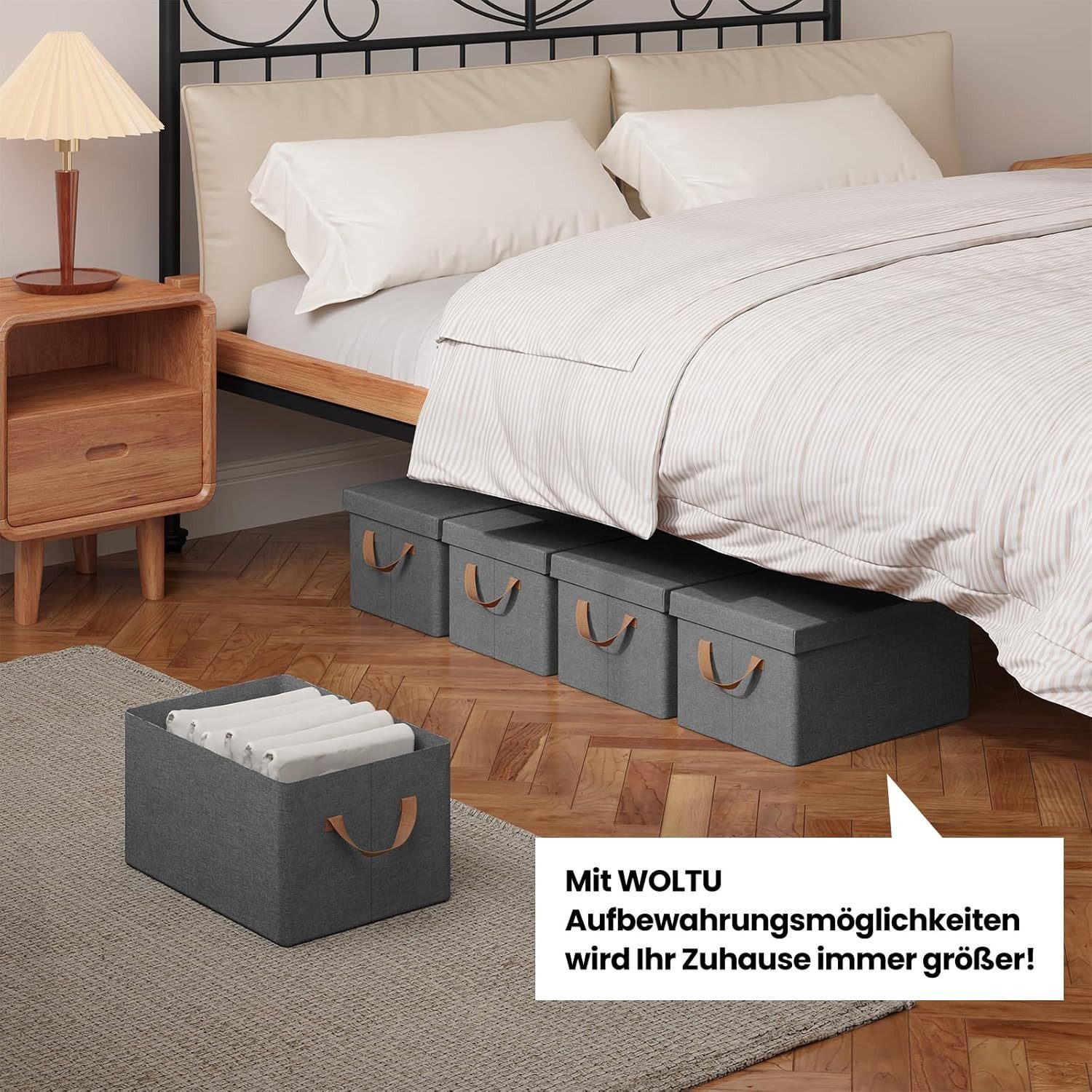 Woltu Aufbewahrungsbox (6 St., Set), mit günstig online kaufen