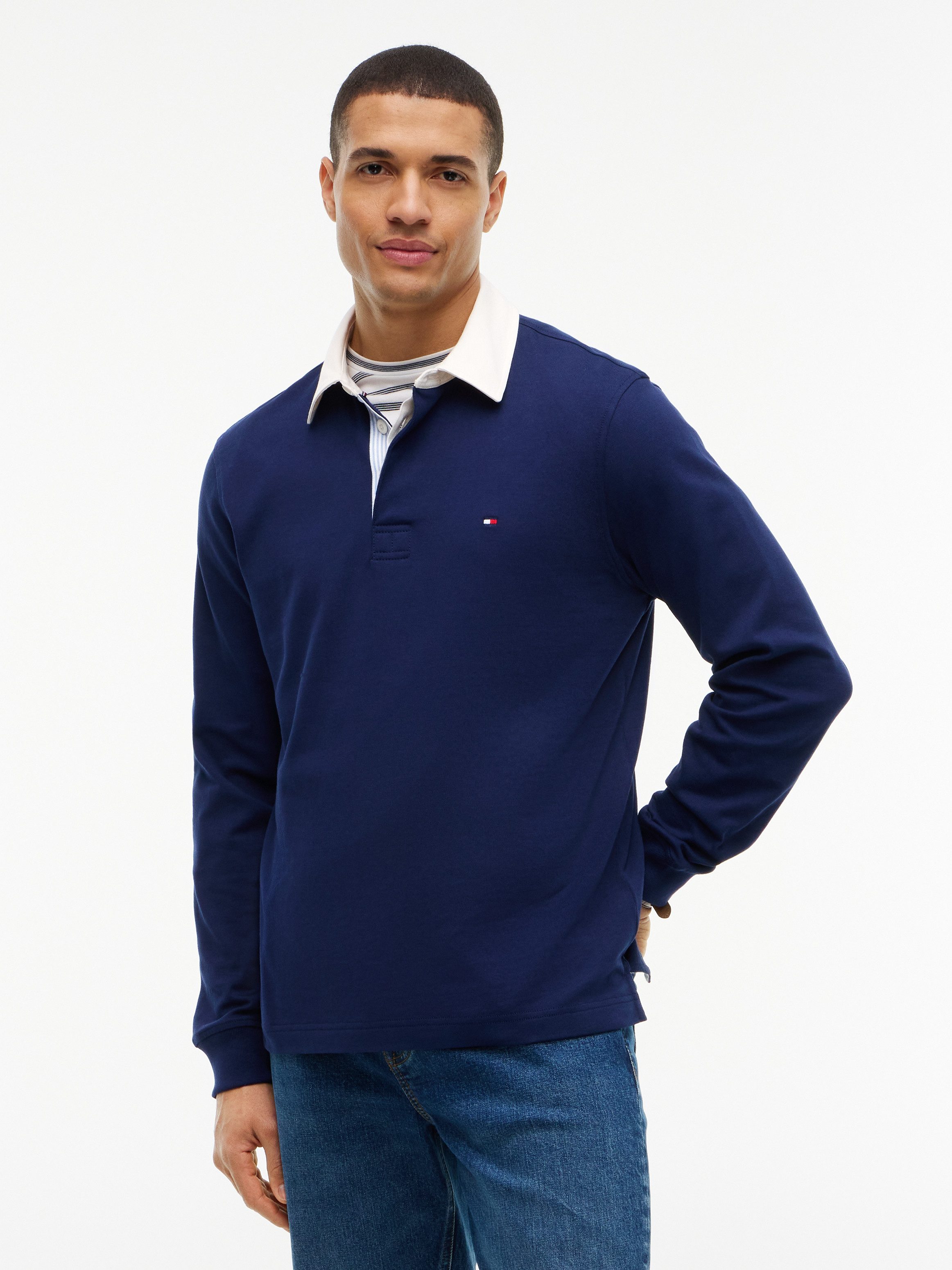 Tommy Hilfiger Rugbyshirt ESSENTIAL SOLID