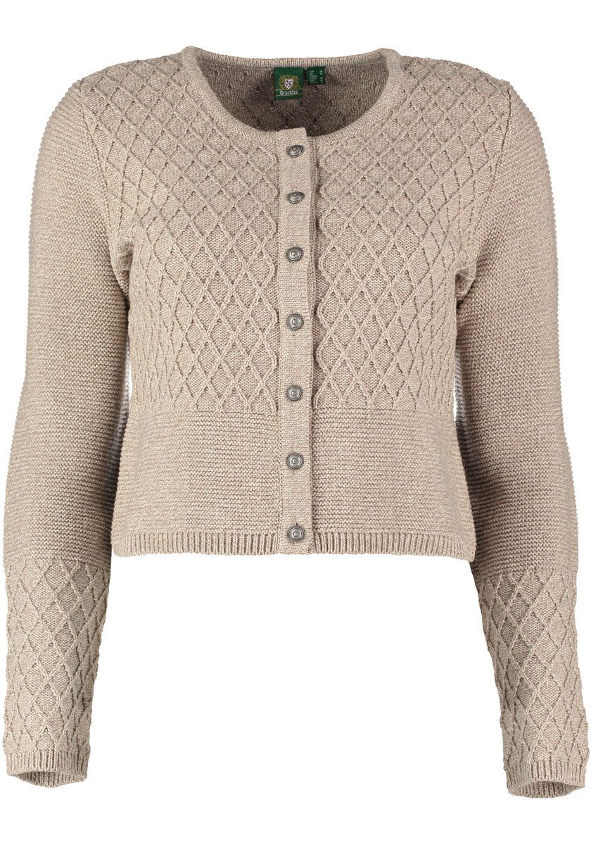 OS Trachten Strickjacke Swoyar Trachtenjacke mit Rautenmuster günstig online kaufen