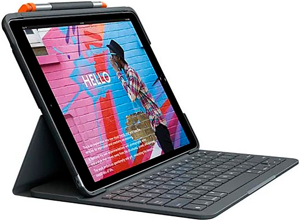 Logitech Slim Folio for iPad (7th and 8th gen) iPad-Tastatur