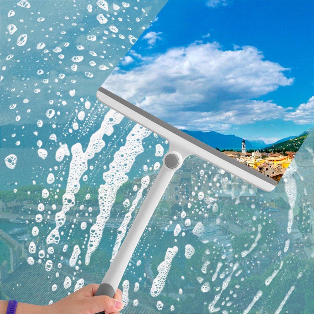 Haiaveng Wasserabzieher 360 ° drehbarer T-förmiger Glaswischer