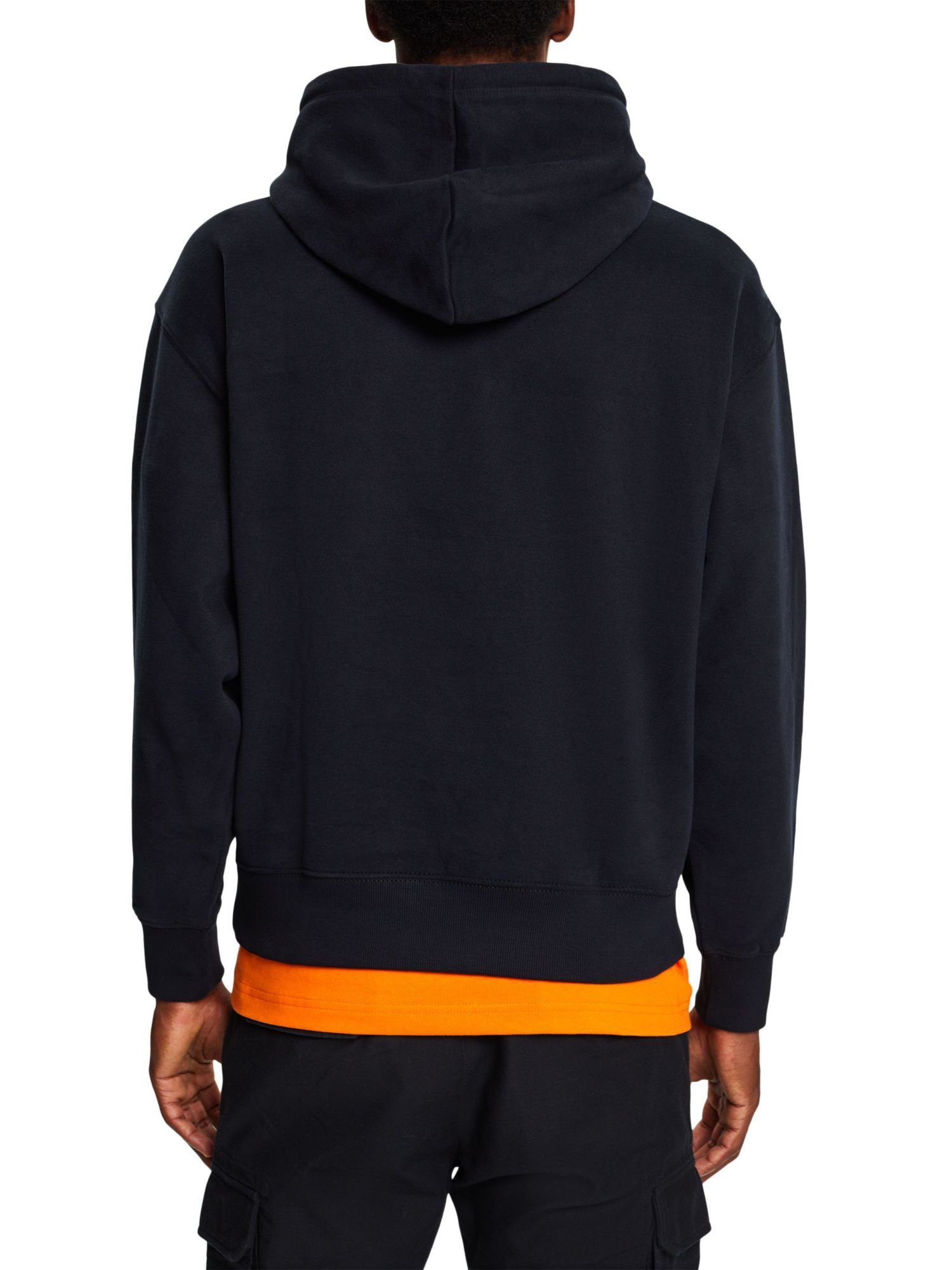 aus BLACK Baumwollmix Logo-Hoodie (1-tlg) Sweatshirt Esprit