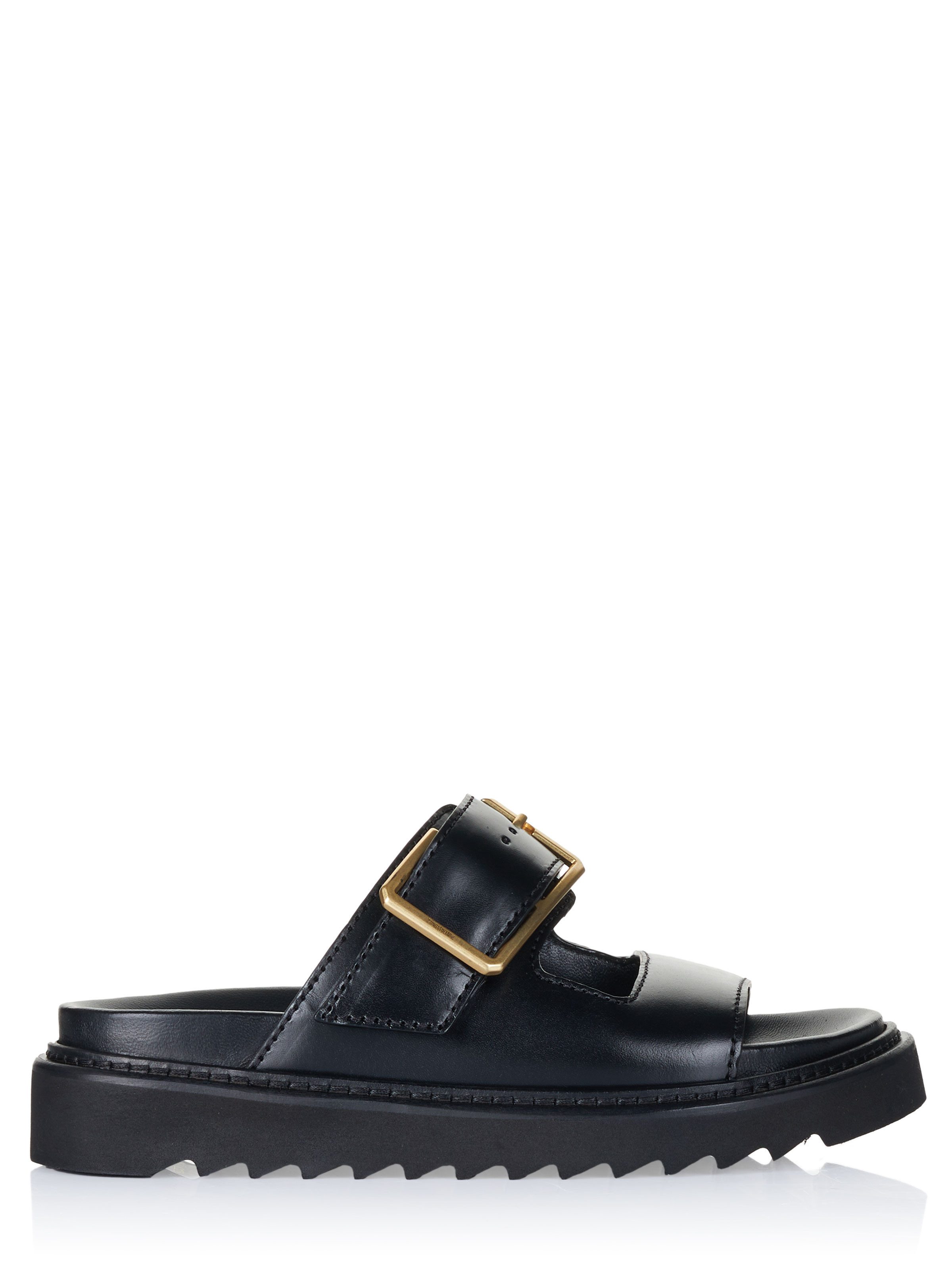 ZADIG & VOLTAIRE Zadig & Voltaire ALPHA CECILIA LEATHER WITH VEG Sandale schwarz Badeschuh