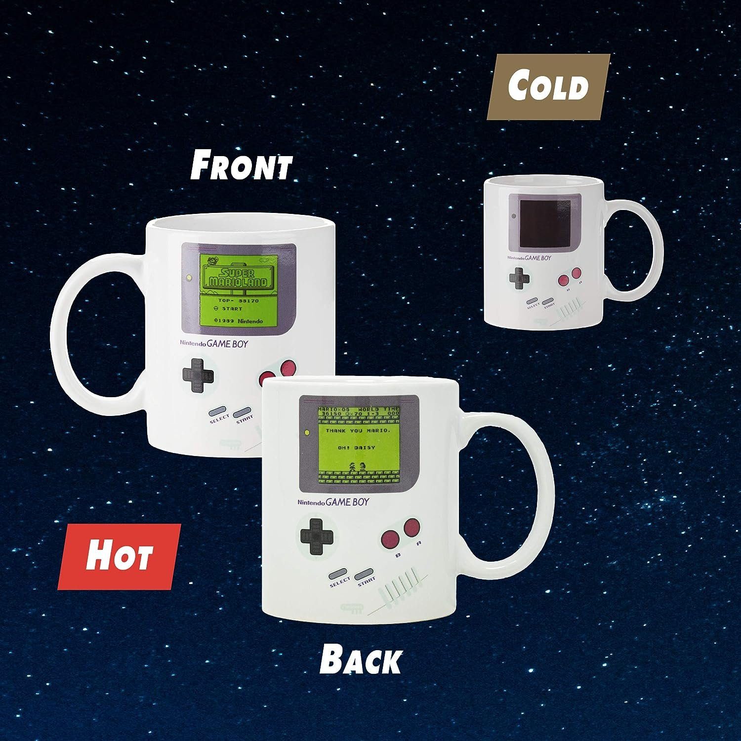 Paladone Tasse Nintendo Game Boy Tasse mit Thermoeffekt Super Mario Land