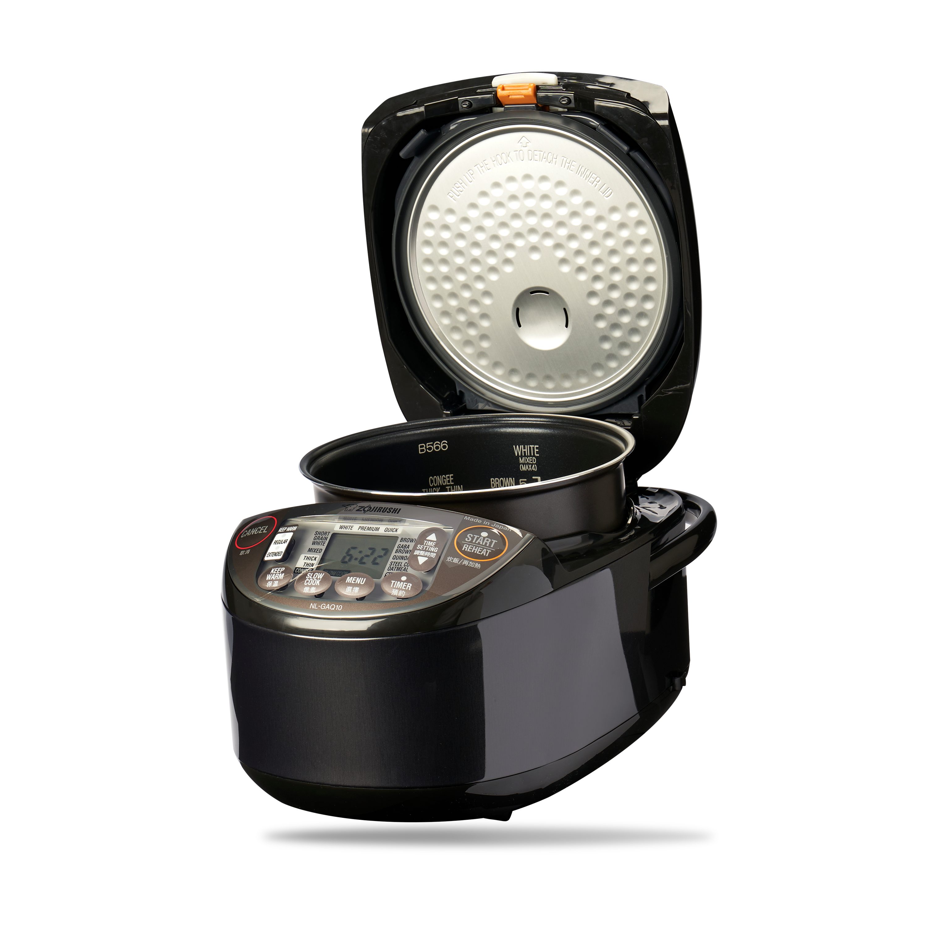 Zojirushi Reiskocher NL-GAQ10, 610,00 W, Dämpffunktion, Fuzzy Logik Technologie – Bild 5 von 5