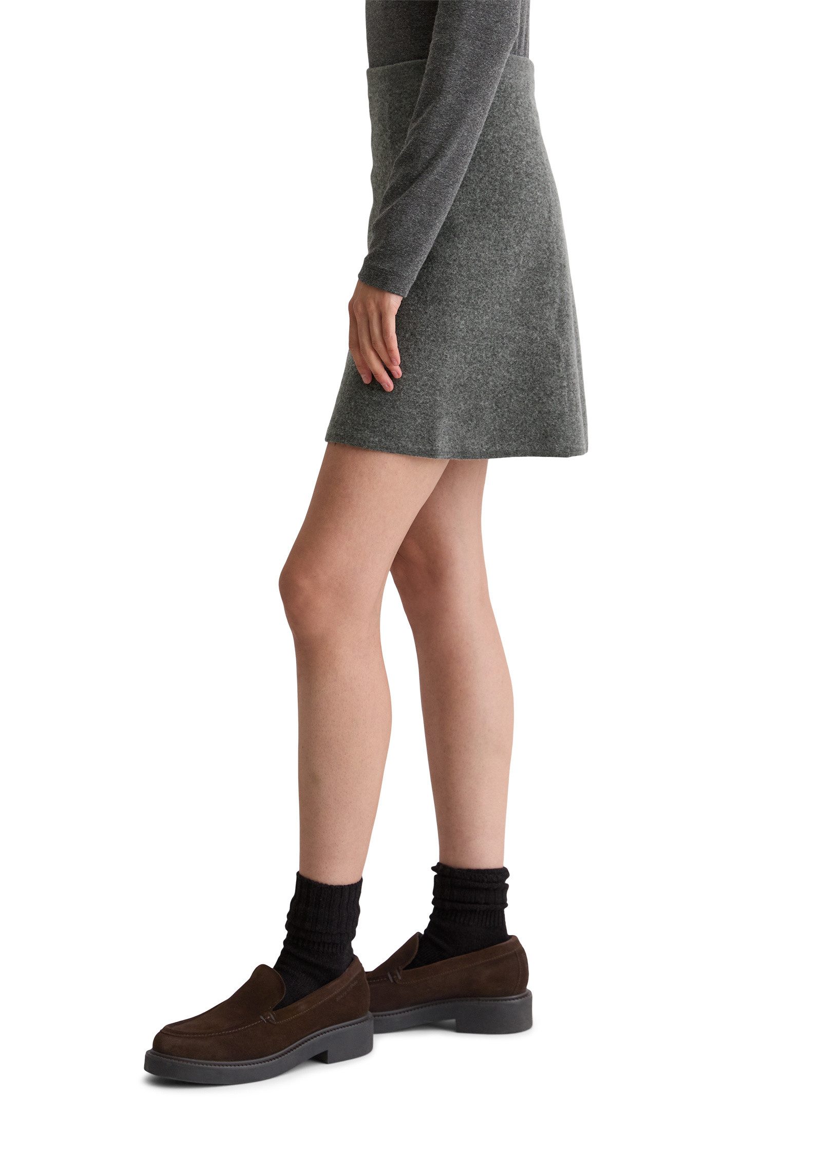 Marc O'Polo Strickrock aus Boiled Wool günstig online kaufen