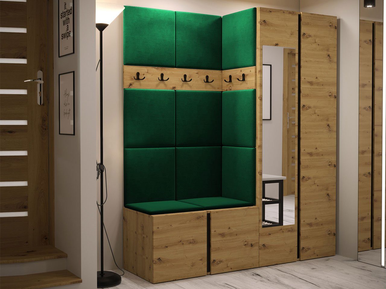 MIRJAN24 Garderoben-Set Orion XII, (Komplett-Set, Schrank, günstig online kaufen