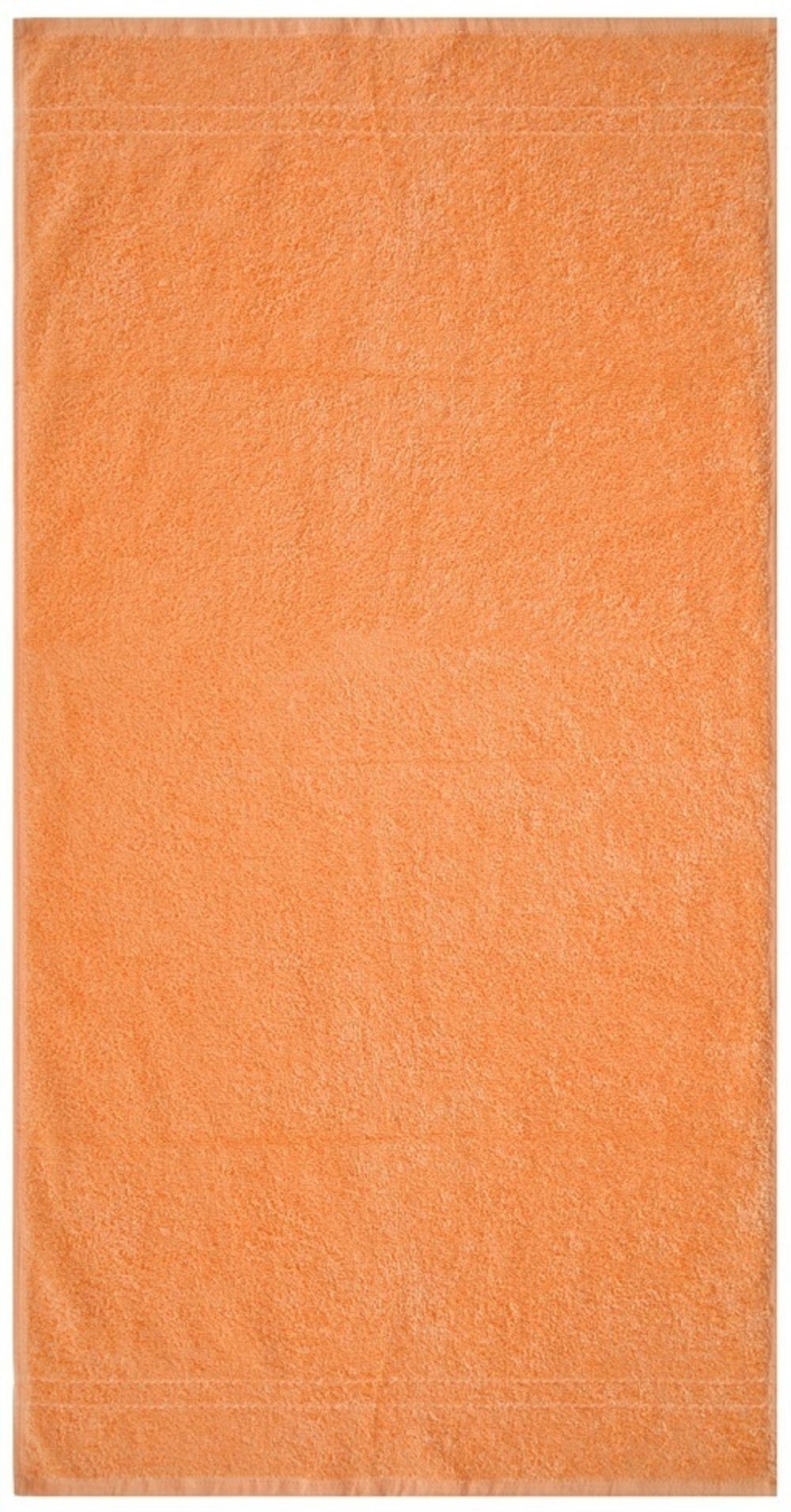 Dyckhoff Handtücher Handtuch 'Kristall' 50 x 100 cm, (1-St) Terra - Orange