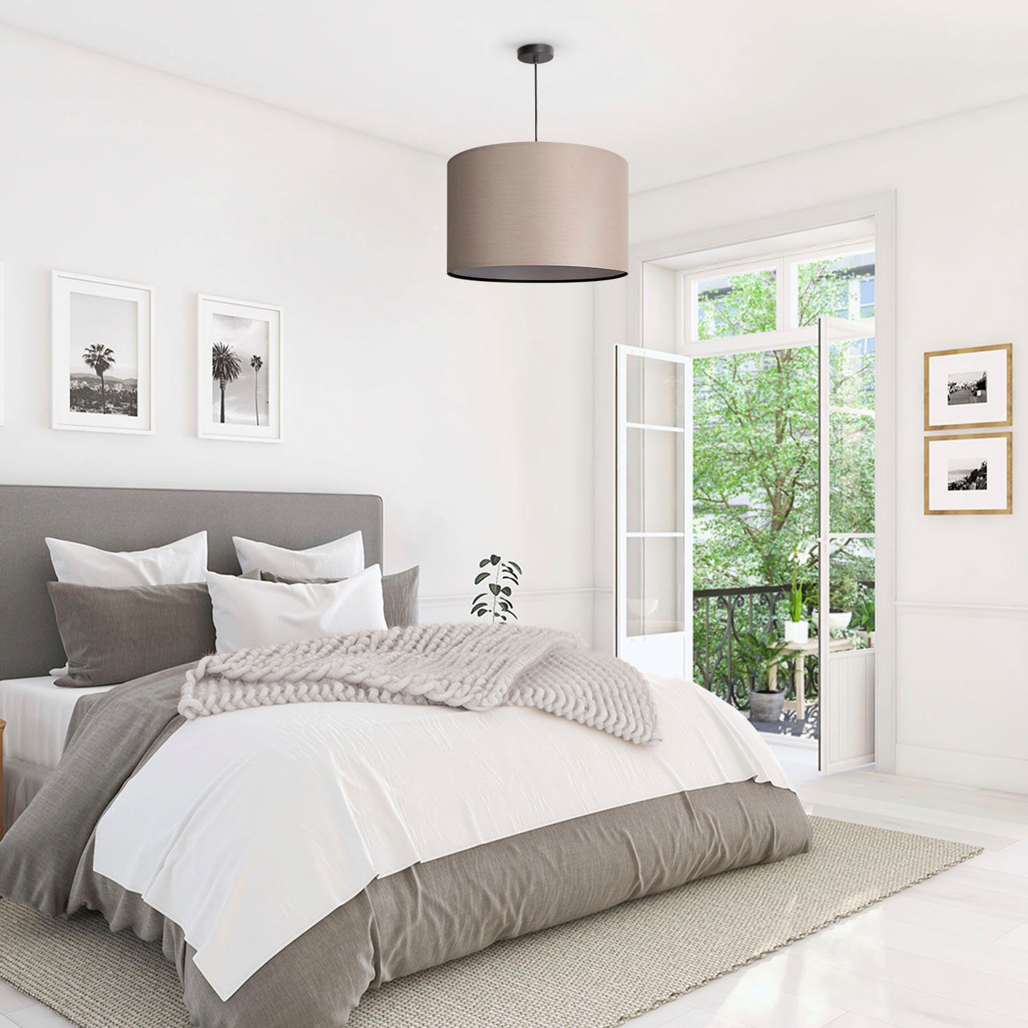 Paco Home Pendelleuchte HUGO UNI COLOR, ohne Leuchtmittel, Deckenlampe LED günstig online kaufen