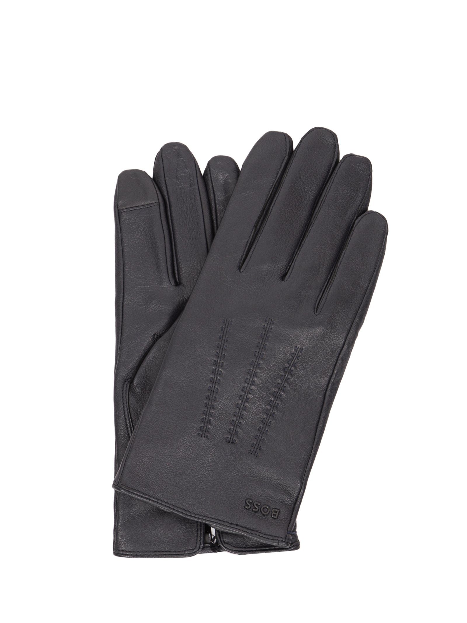 BOSS Lederhandschuhe Hainz-ME Blau (404) | Handschuhe