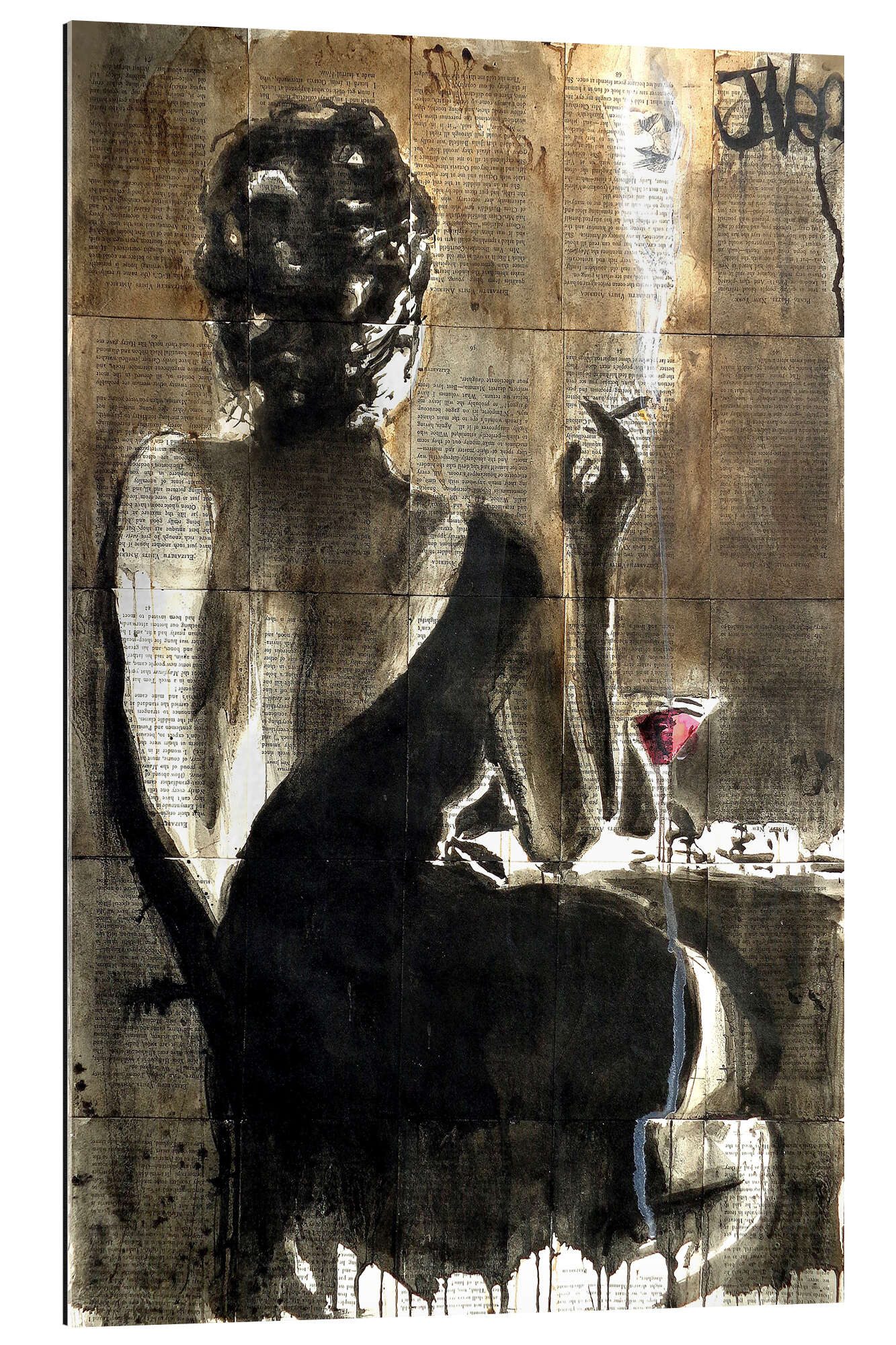 Posterlounge XXL-Wandbild Loui Jover, Cocktail, Bar Illustration